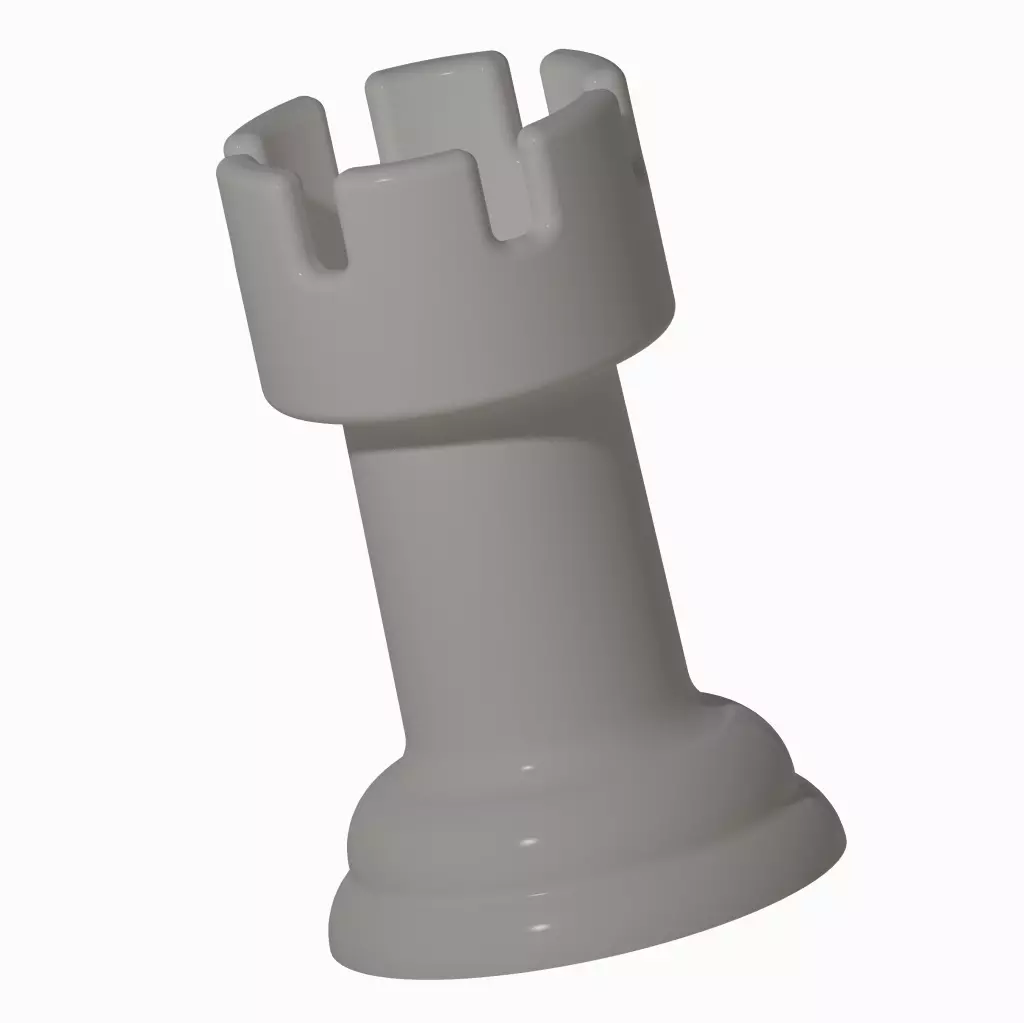 Chess Game Rook 3D print model_0