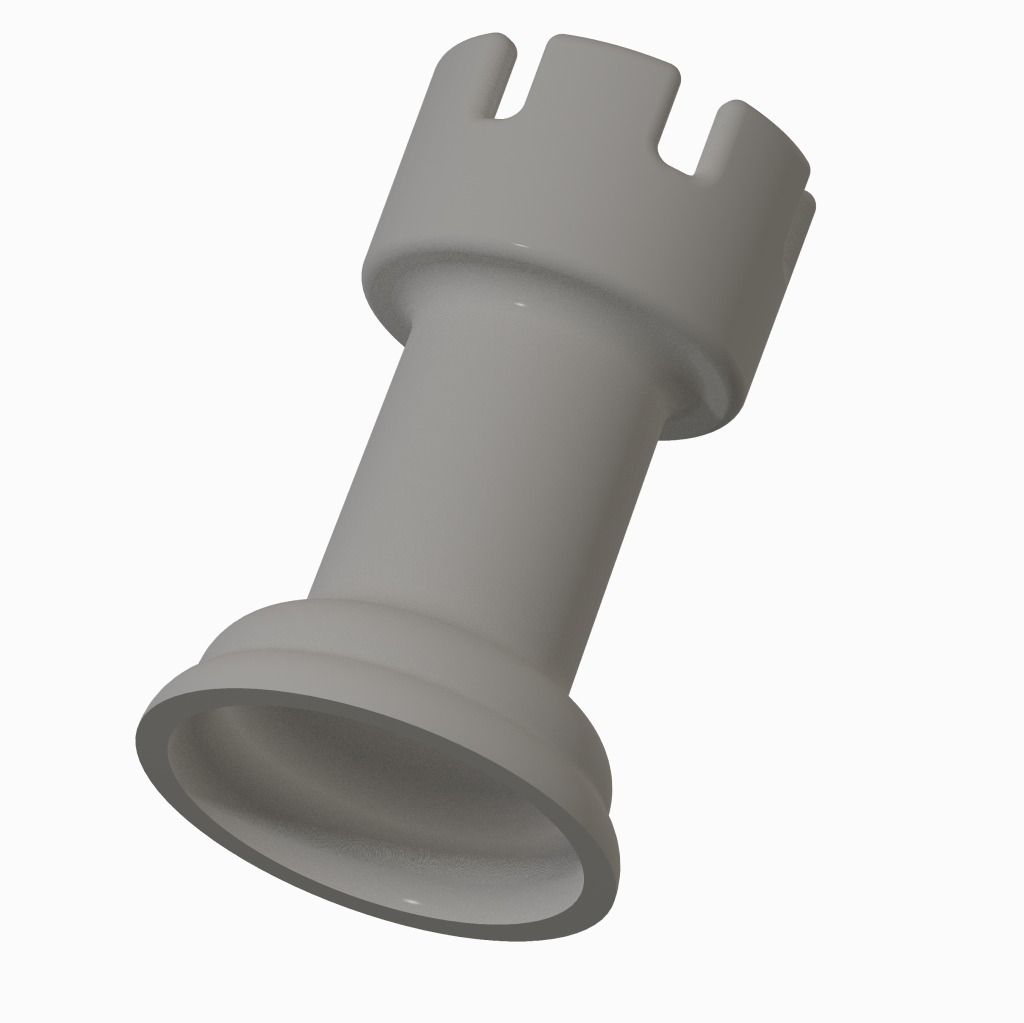 Chess Game Rook 3D print model_1