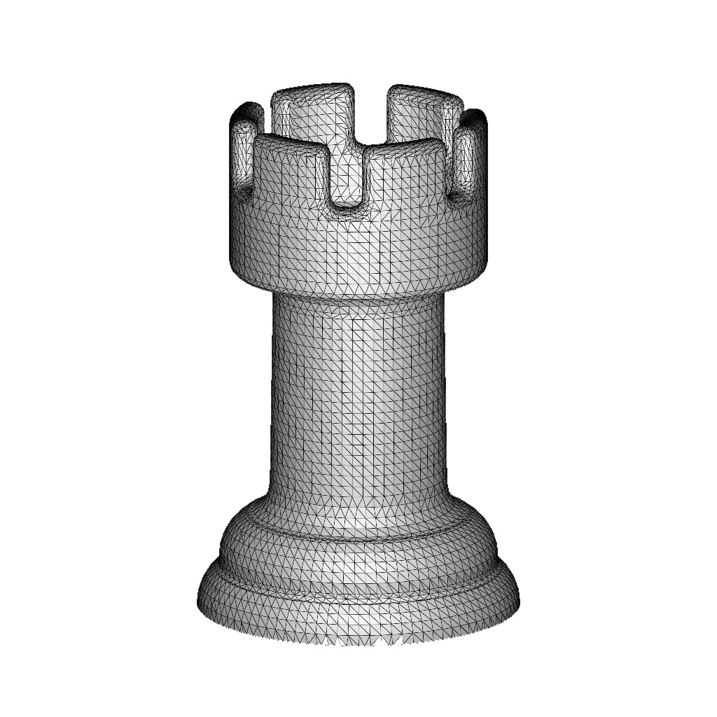 Chess Game Rook 3D print model_3