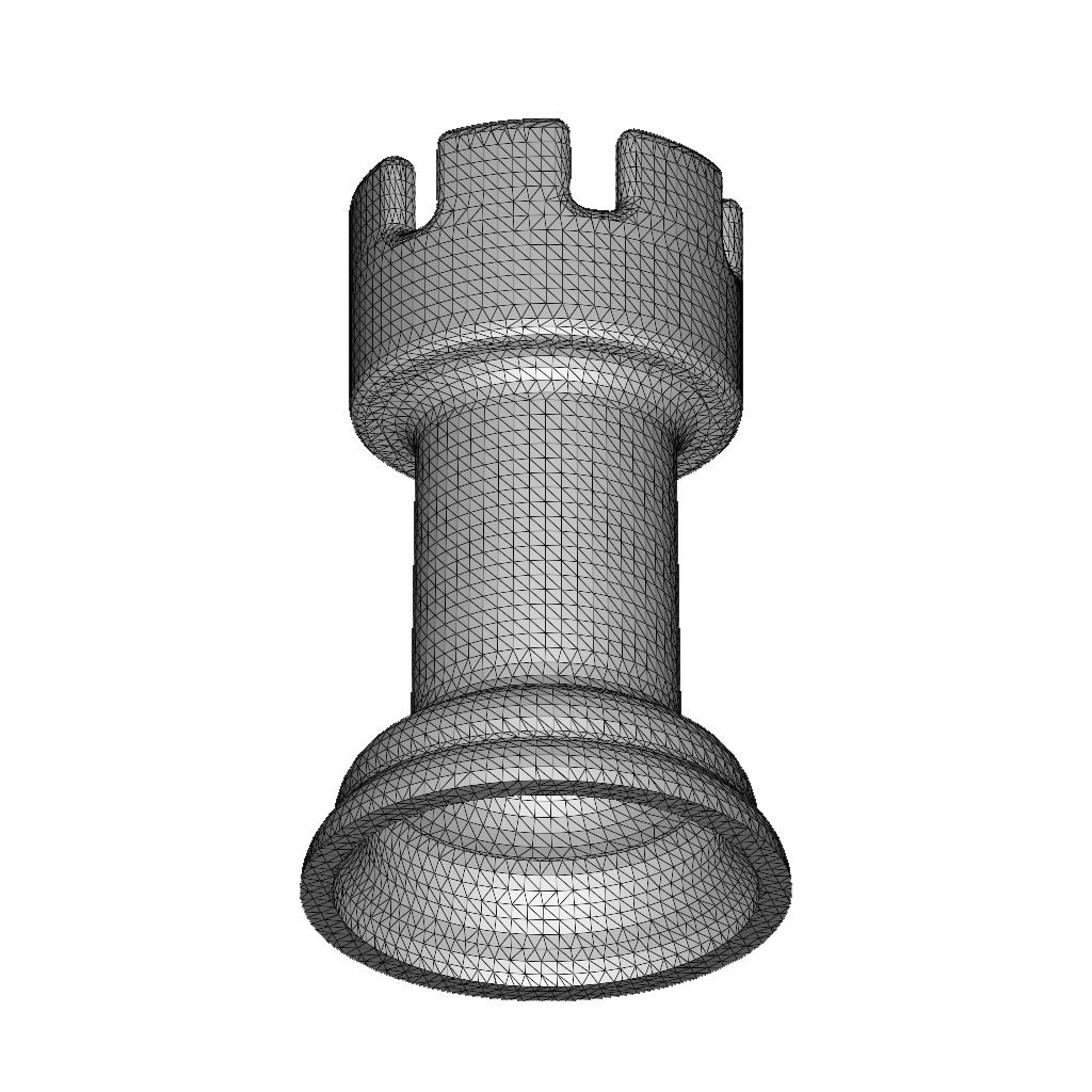 Chess Game Rook 3D print model_4