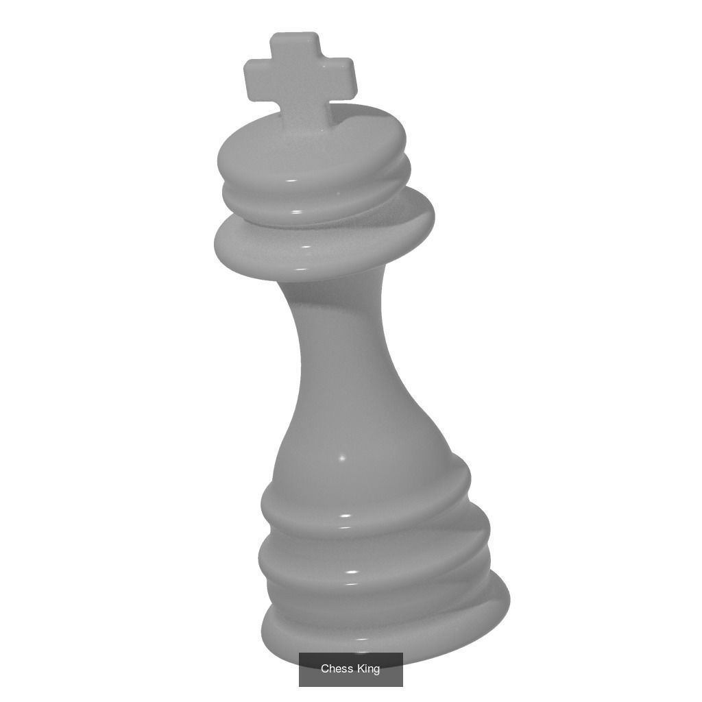 CHESS BOARD GAME PIECES PACK 3D Model Collection_2