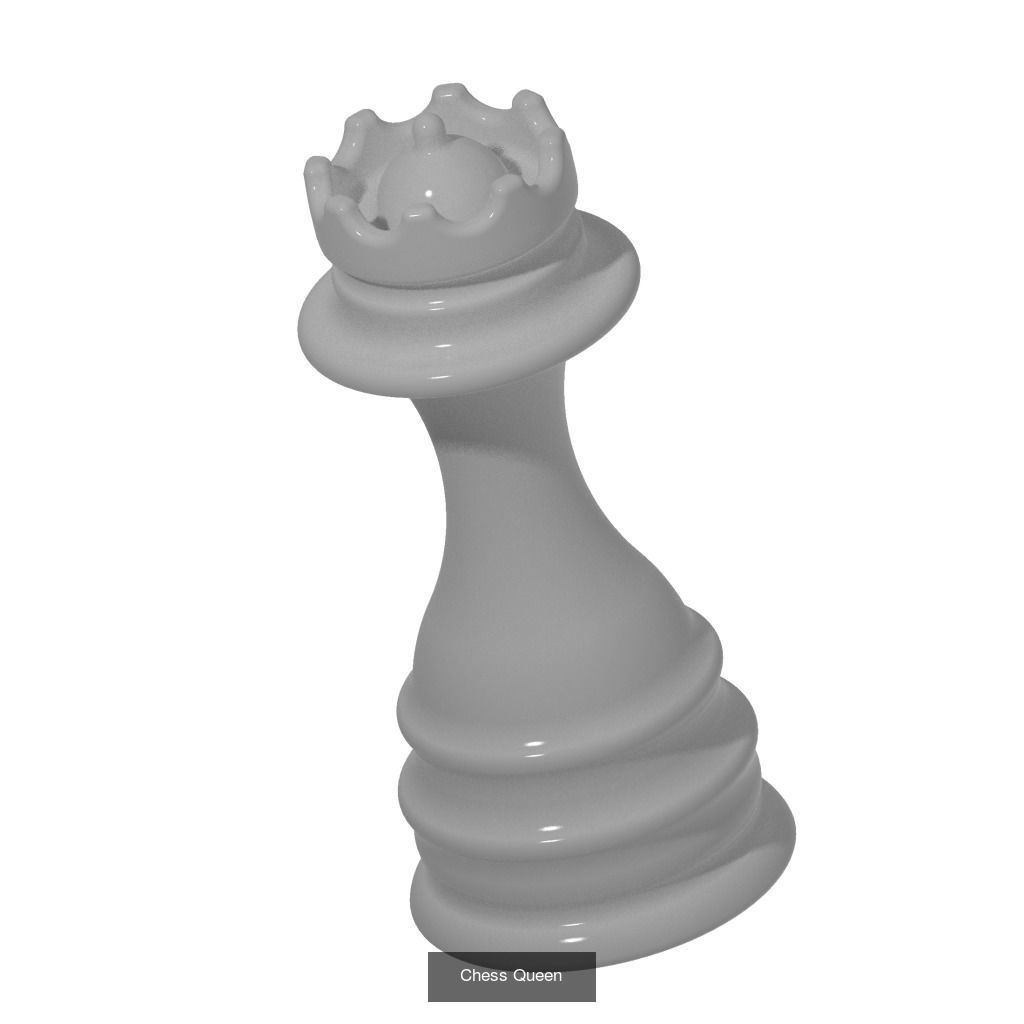CHESS BOARD GAME PIECES PACK 3D Model Collection_1
