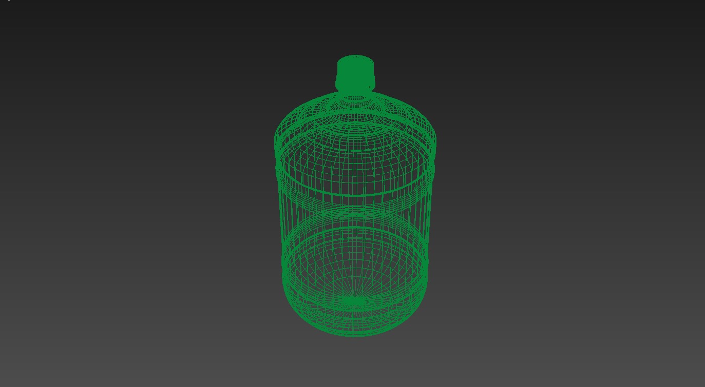 3D Poly Model 20 Ltr Water Bottle  Low-poly 3D model_3