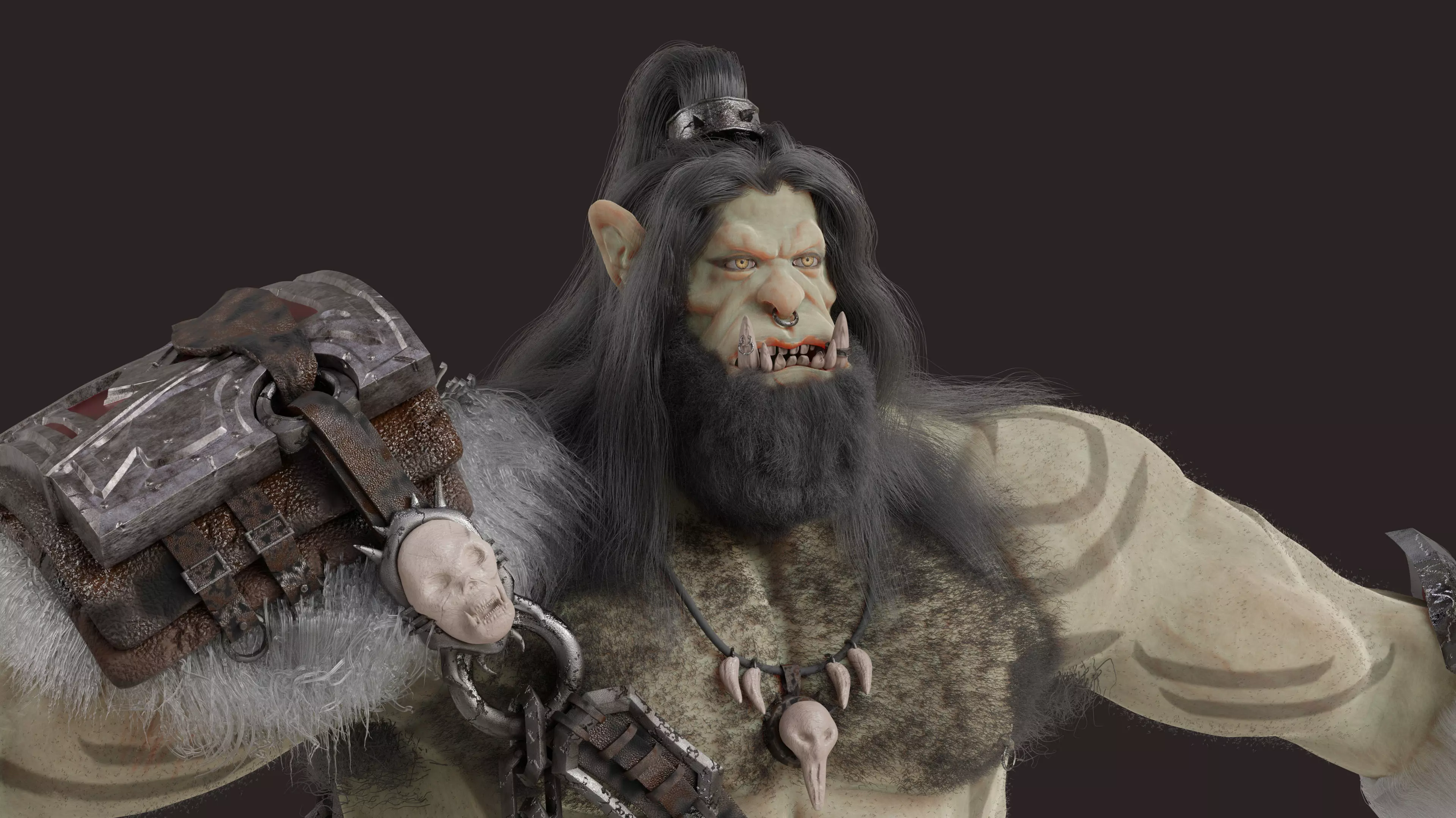 Orc 3D Character 3D model_0