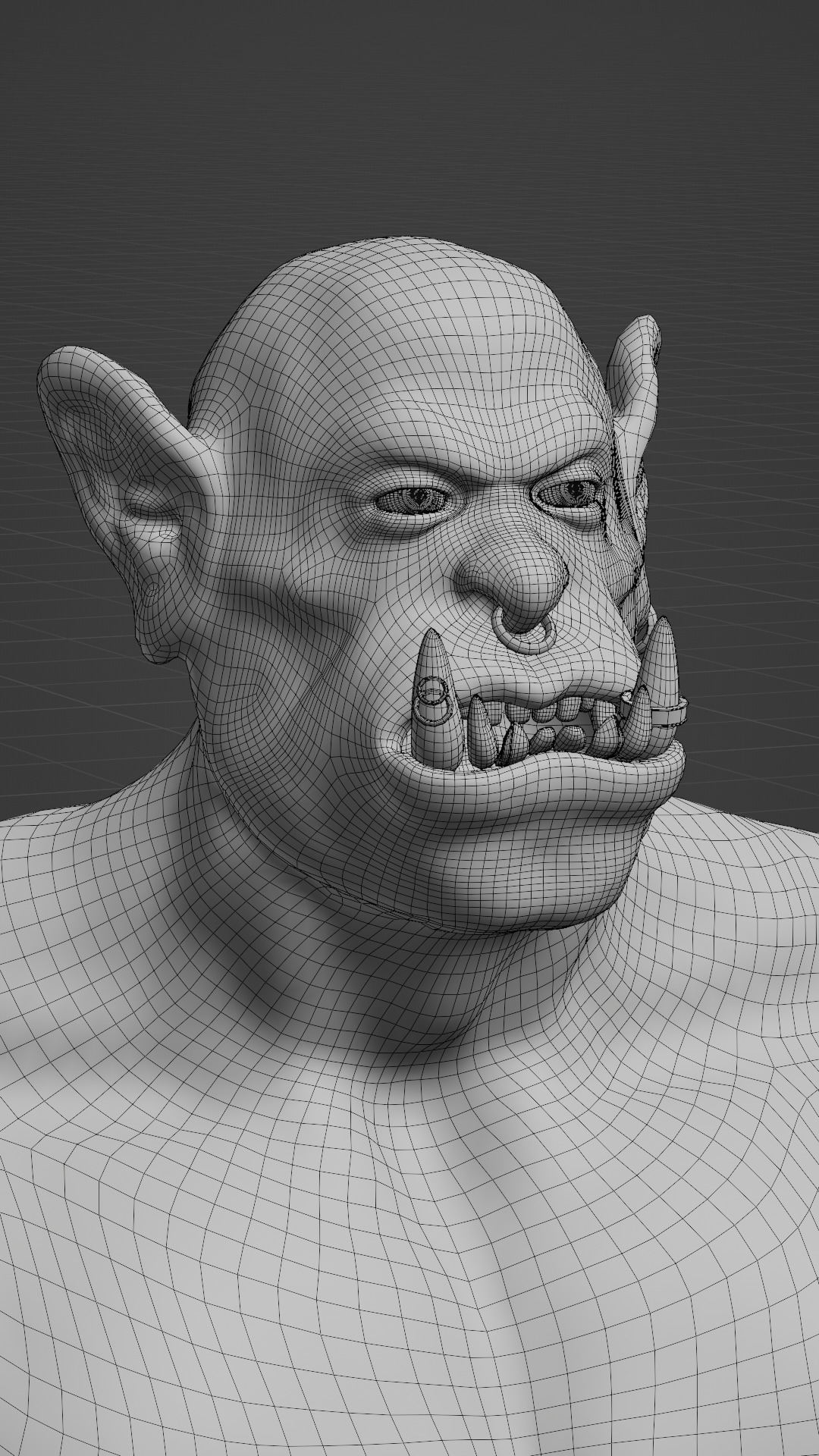 Orc 3D Character 3D model_9