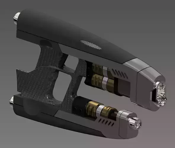 Starlord Quad Blaster Cosplay Prop 3D print model