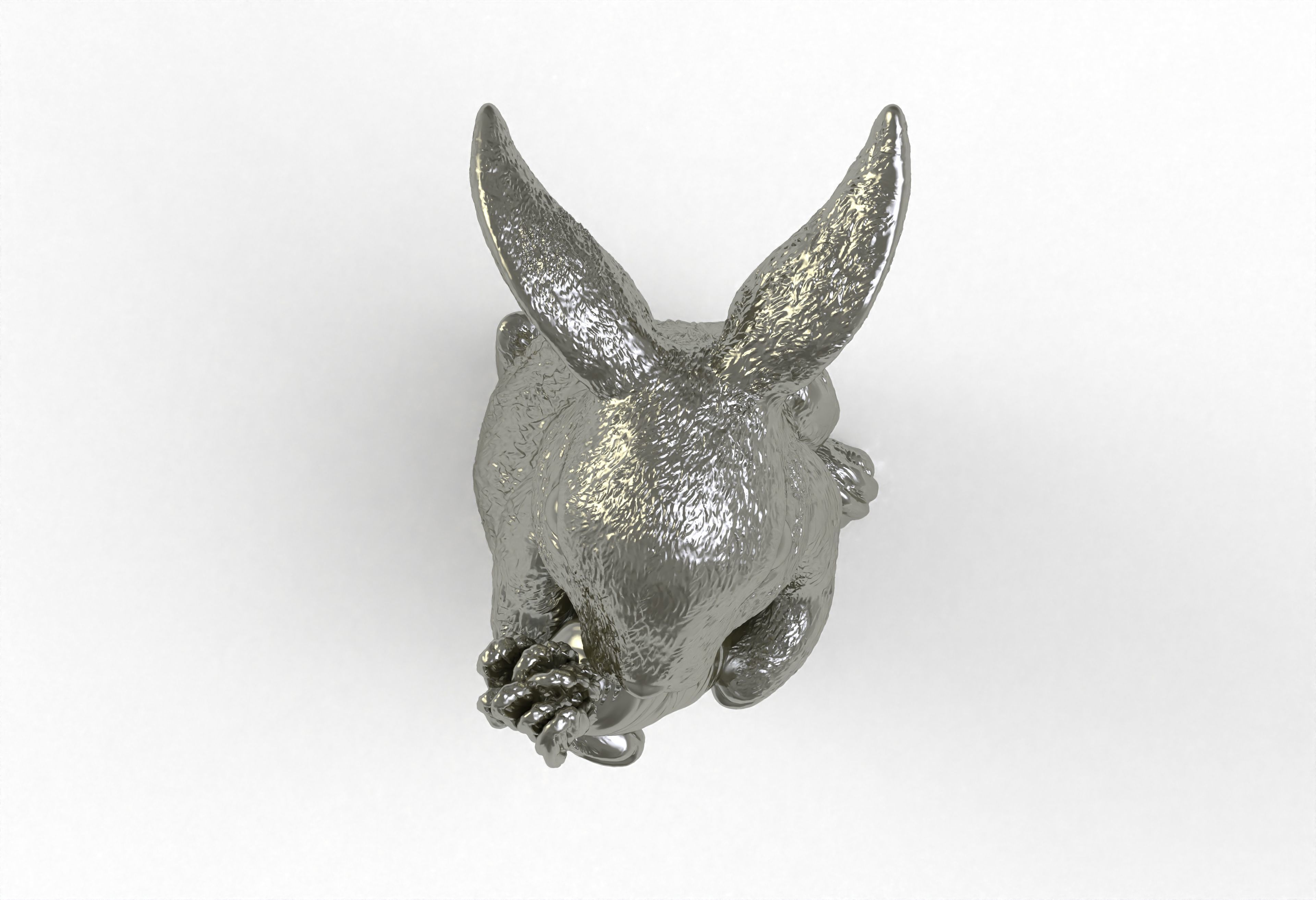 Bunny with Carrot Full 3d print model 3D print model_4