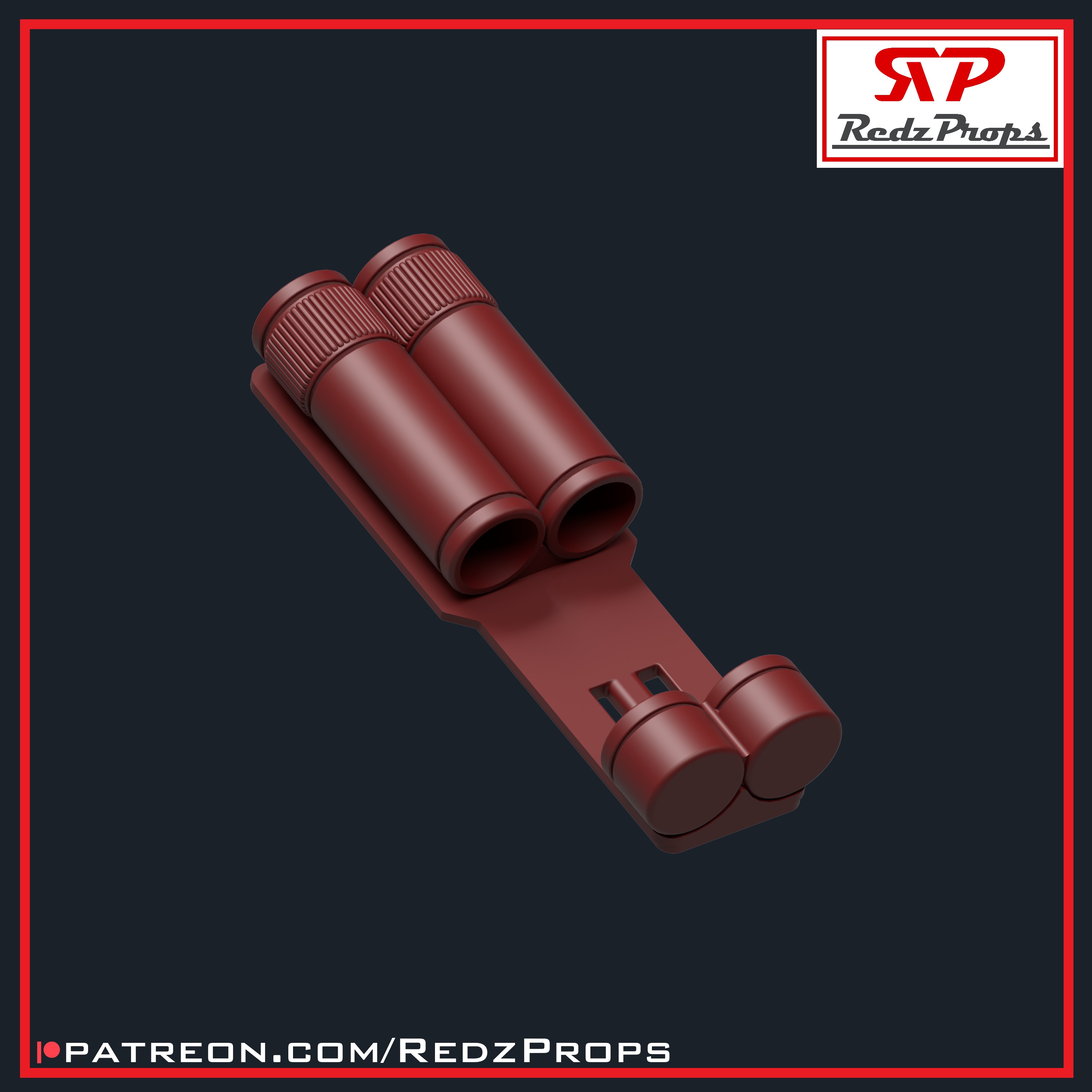 Daredevil Born Again Billyclubs and Holster 3D print model_5