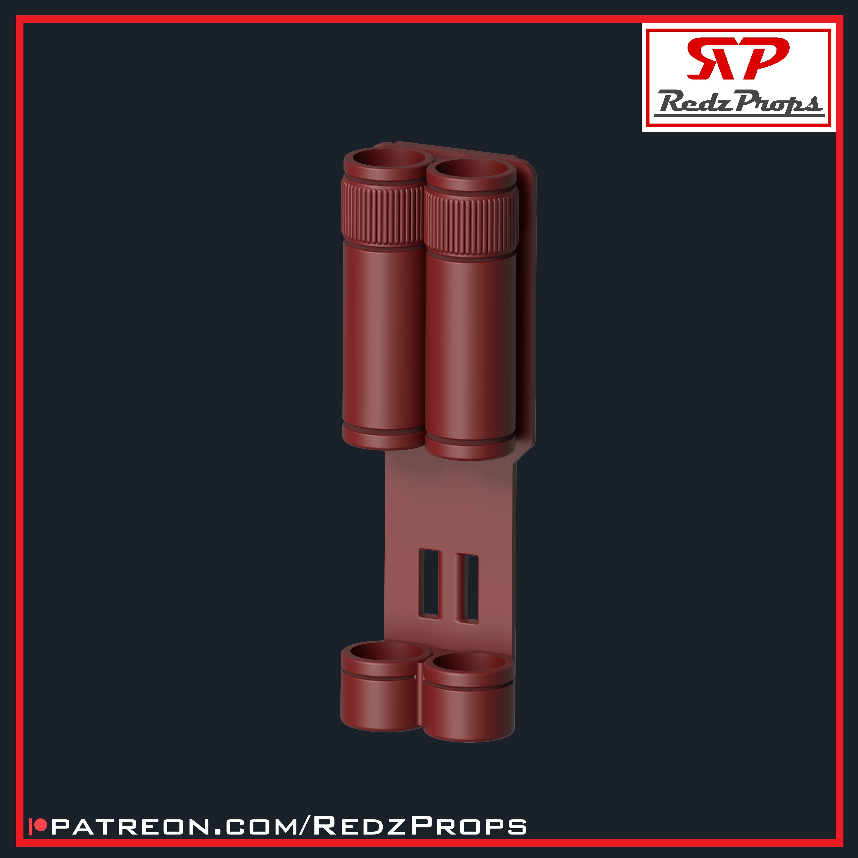 Daredevil Born Again Billyclubs and Holster 3D print model_7