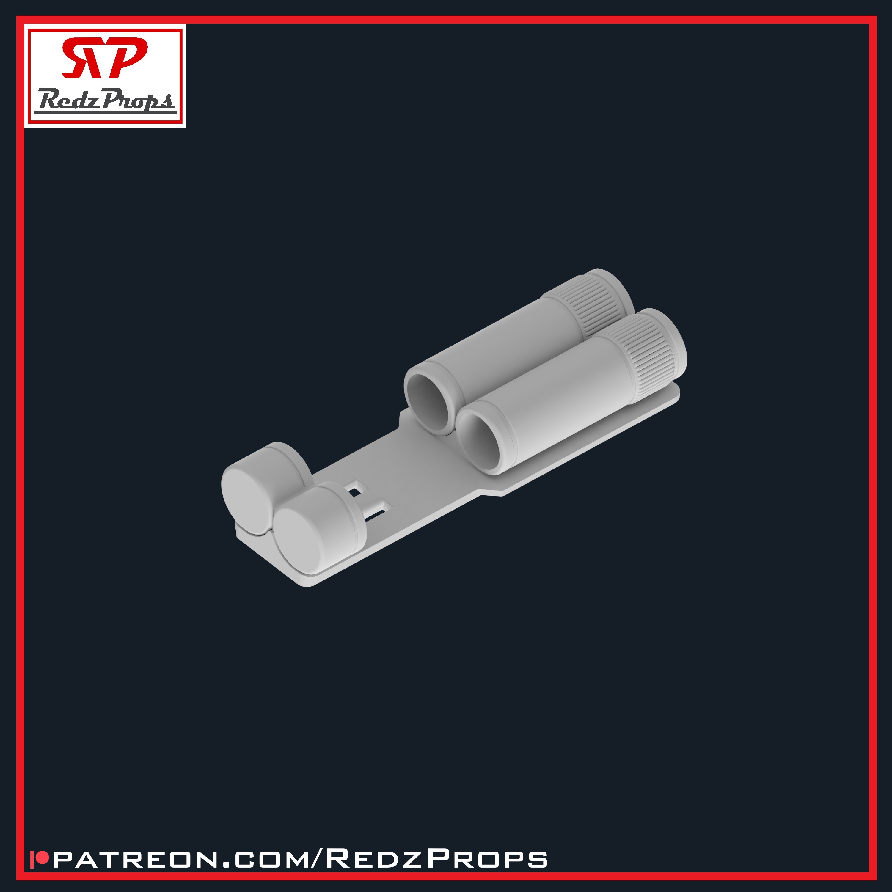 Daredevil Born Again Billyclubs and Holster 3D print model_12