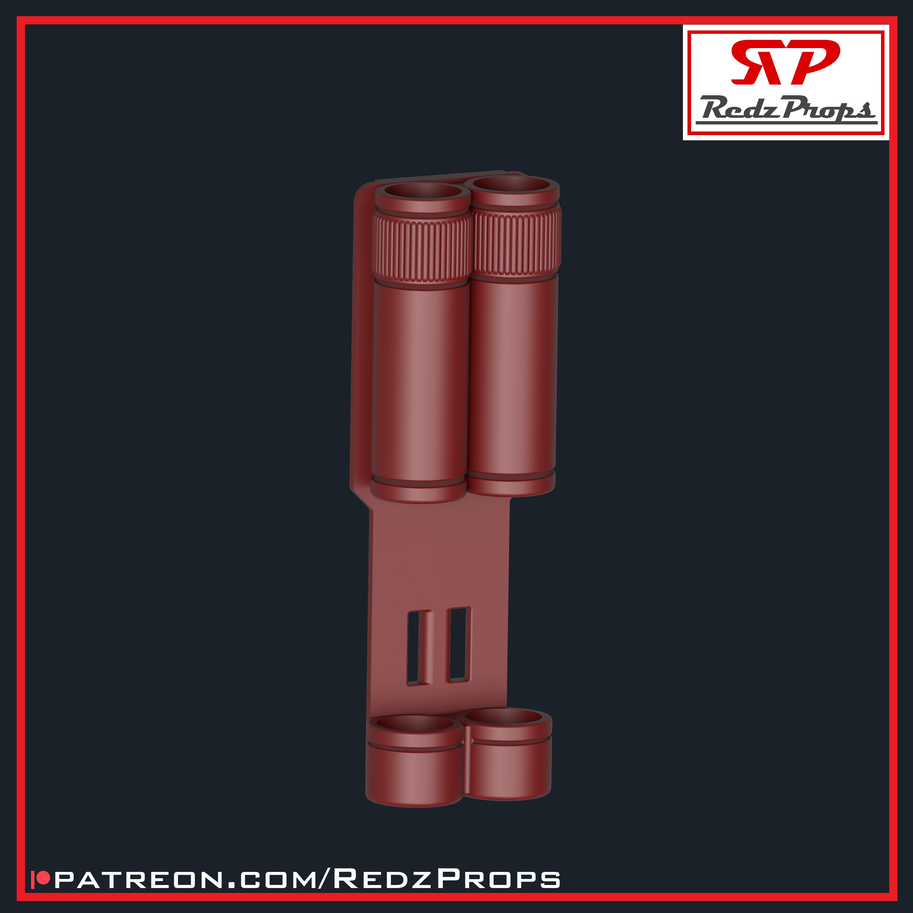 Daredevil Born Again Billyclubs and Holster 3D print model_6