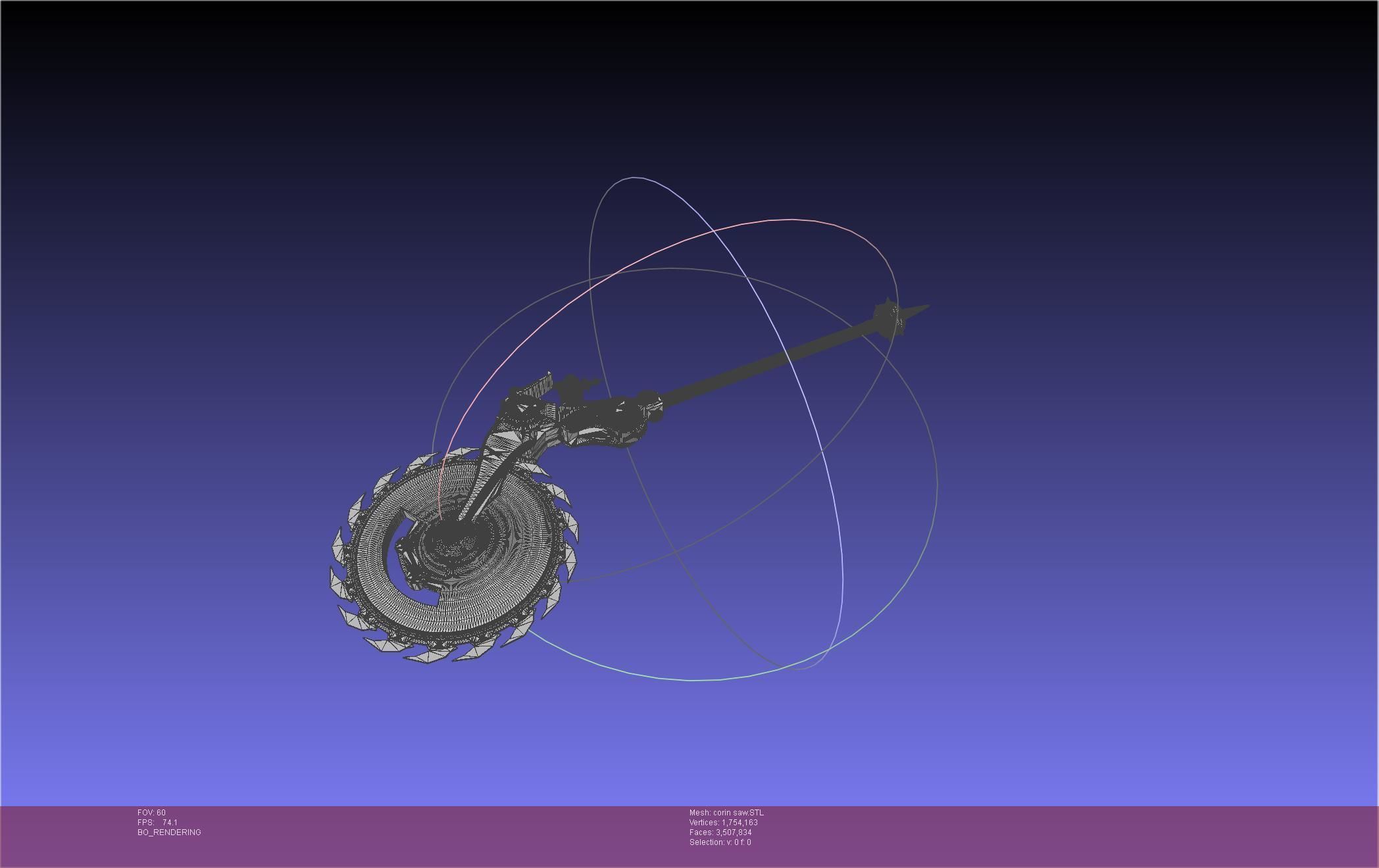Zenless Zone Zero Corin Wickes Electric Saw 3D print model_5