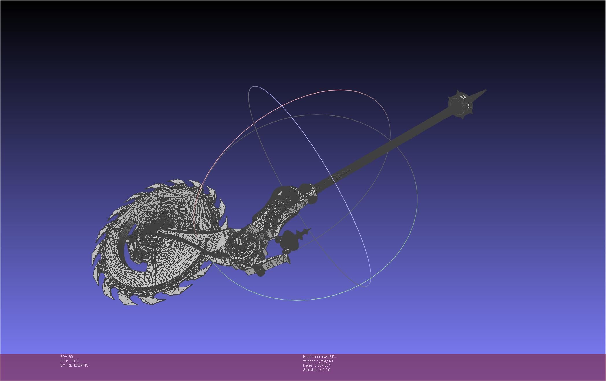 Zenless Zone Zero Corin Wickes Electric Saw 3D print model_6