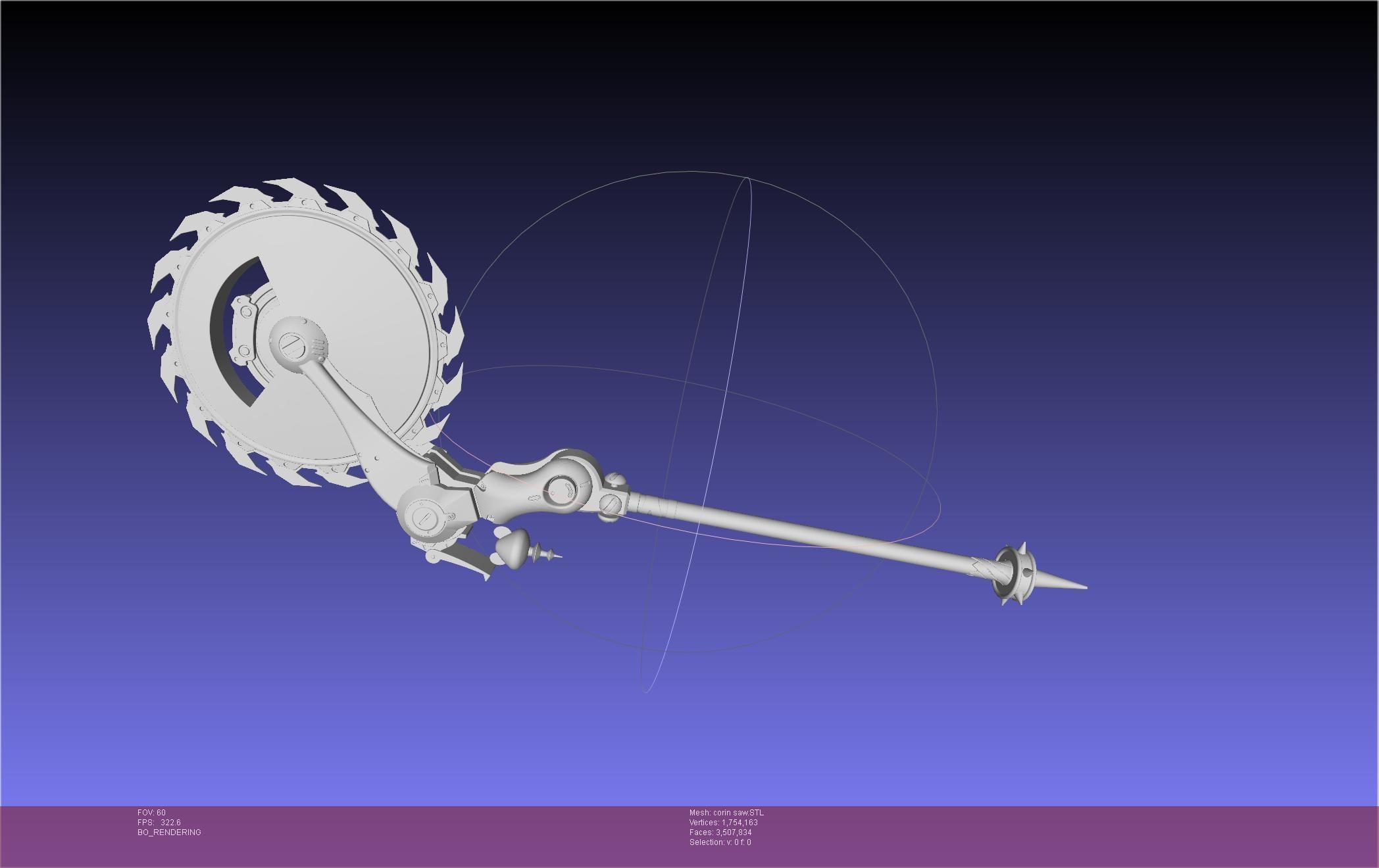 Zenless Zone Zero Corin Wickes Electric Saw 3D print model_8