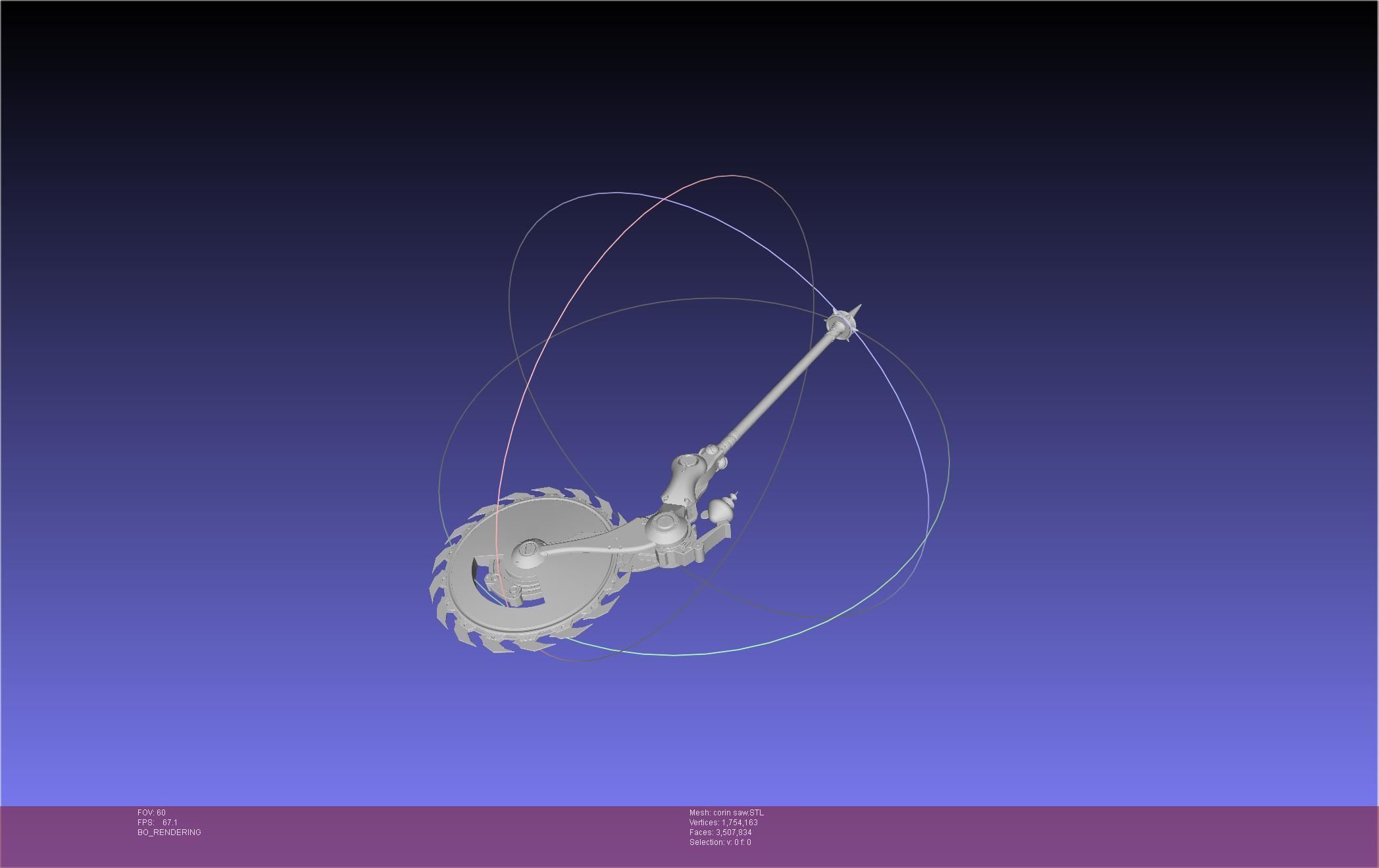 Zenless Zone Zero Corin Wickes Electric Saw 3D print model_2