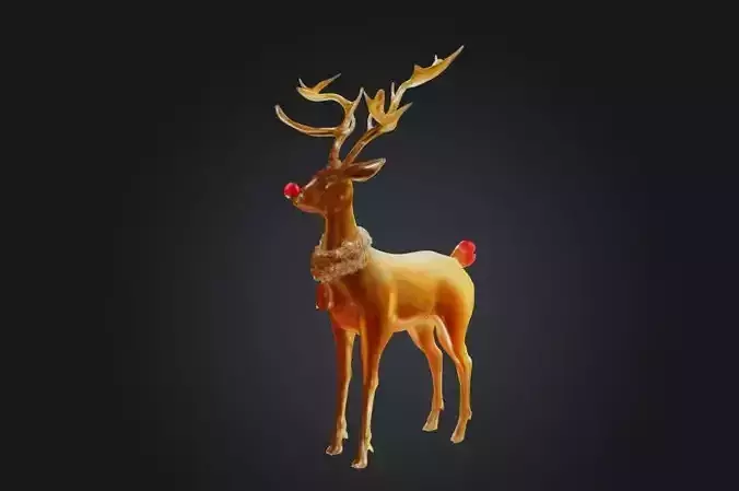 Golden Deer Christmas