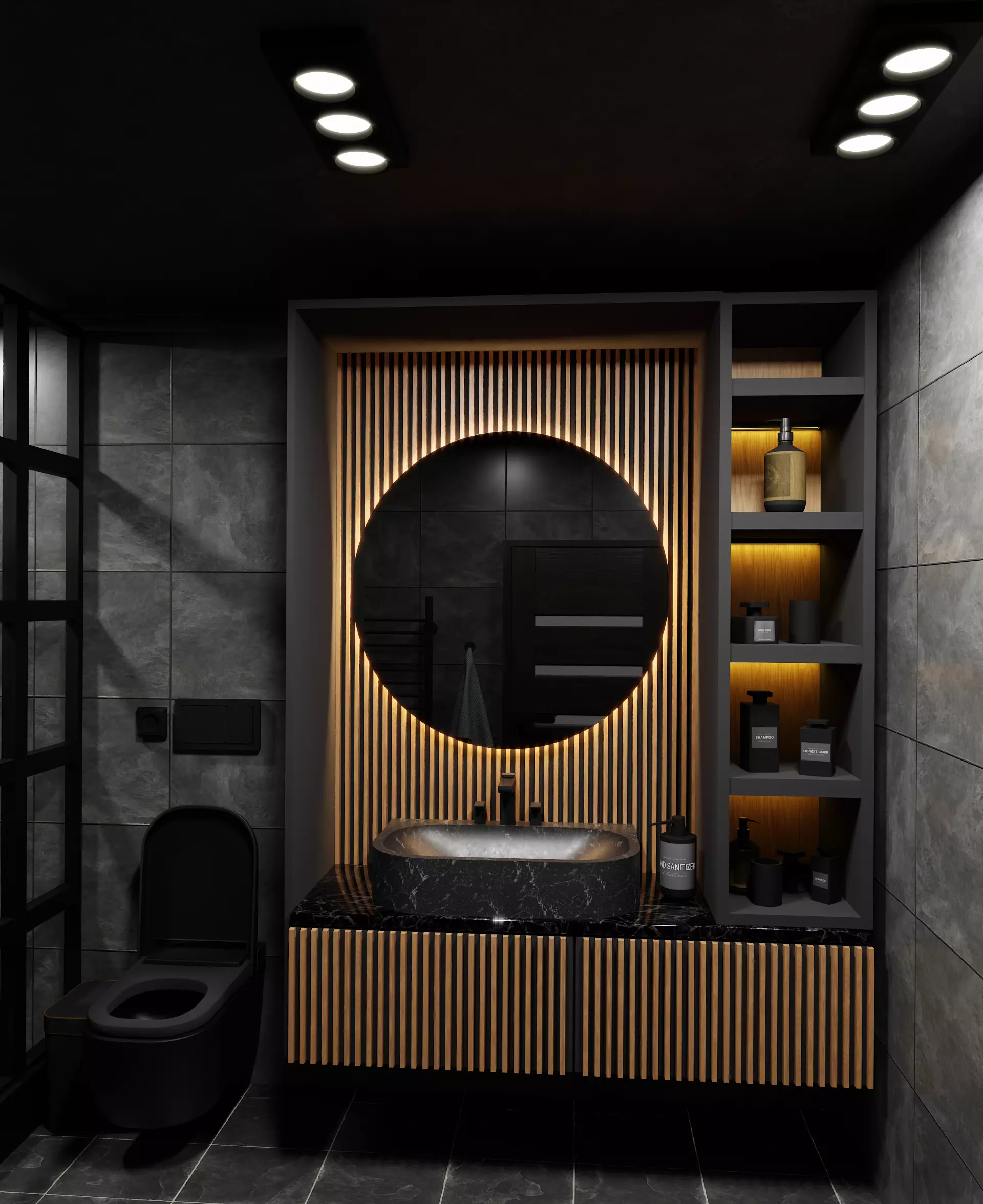 BathRoom Low-poly 3D model