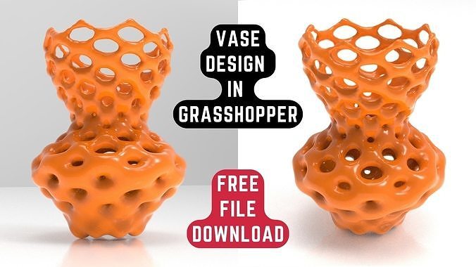 Vase Design in Grasshopper Definition Download Free 3D model