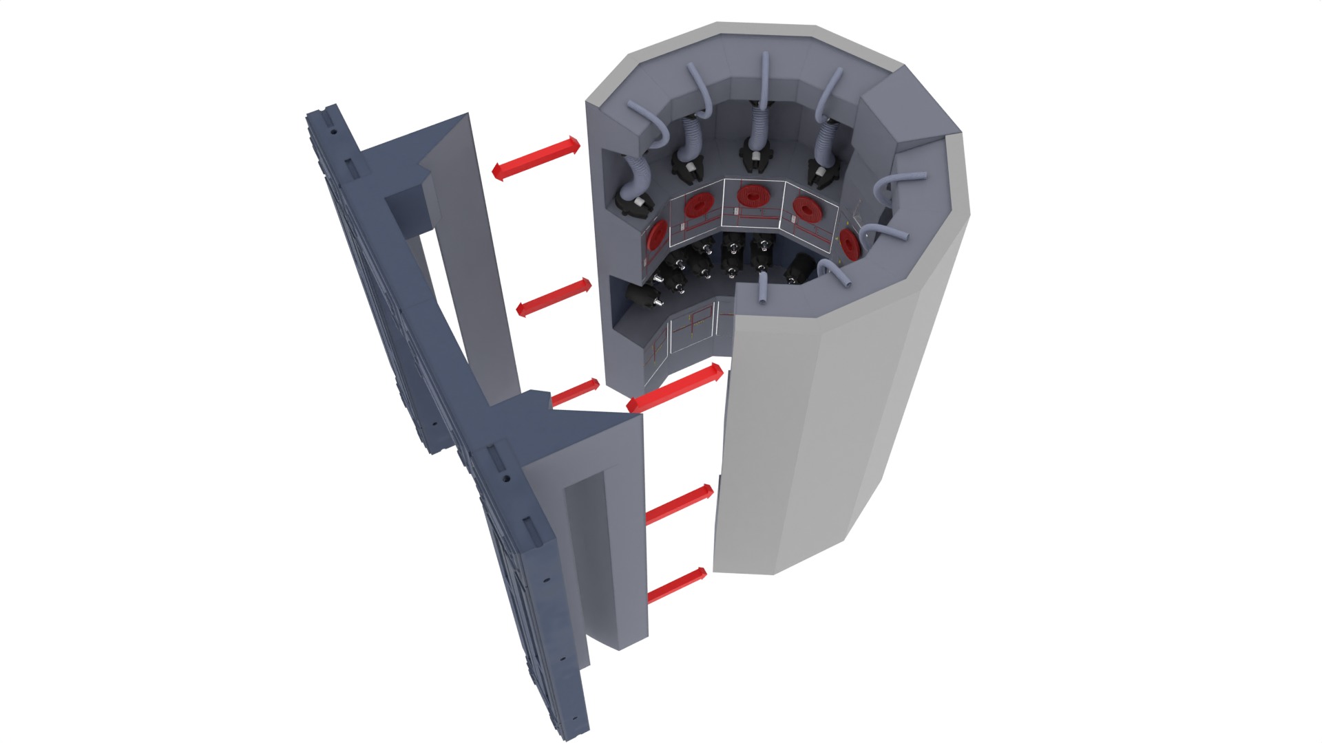 Set 3b - Supply Cabinet 1-6 scale Hottoys 3D print model_21
