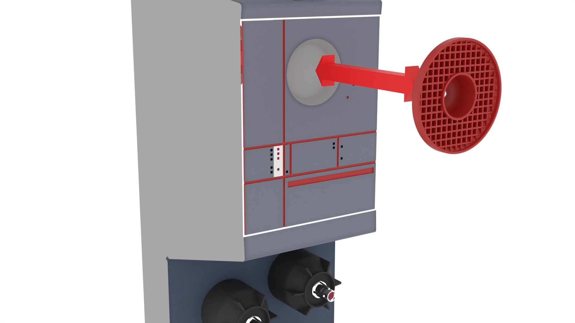 Set 3b - Supply Cabinet 1-6 scale Hottoys 3D print model_14