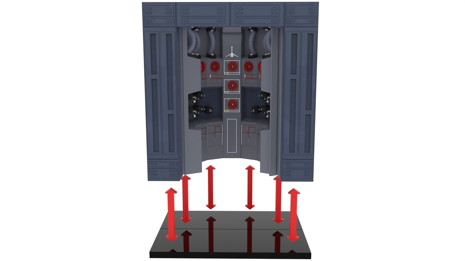 Set 3b - Supply Cabinet 1-6 scale Hottoys 3D print model_23