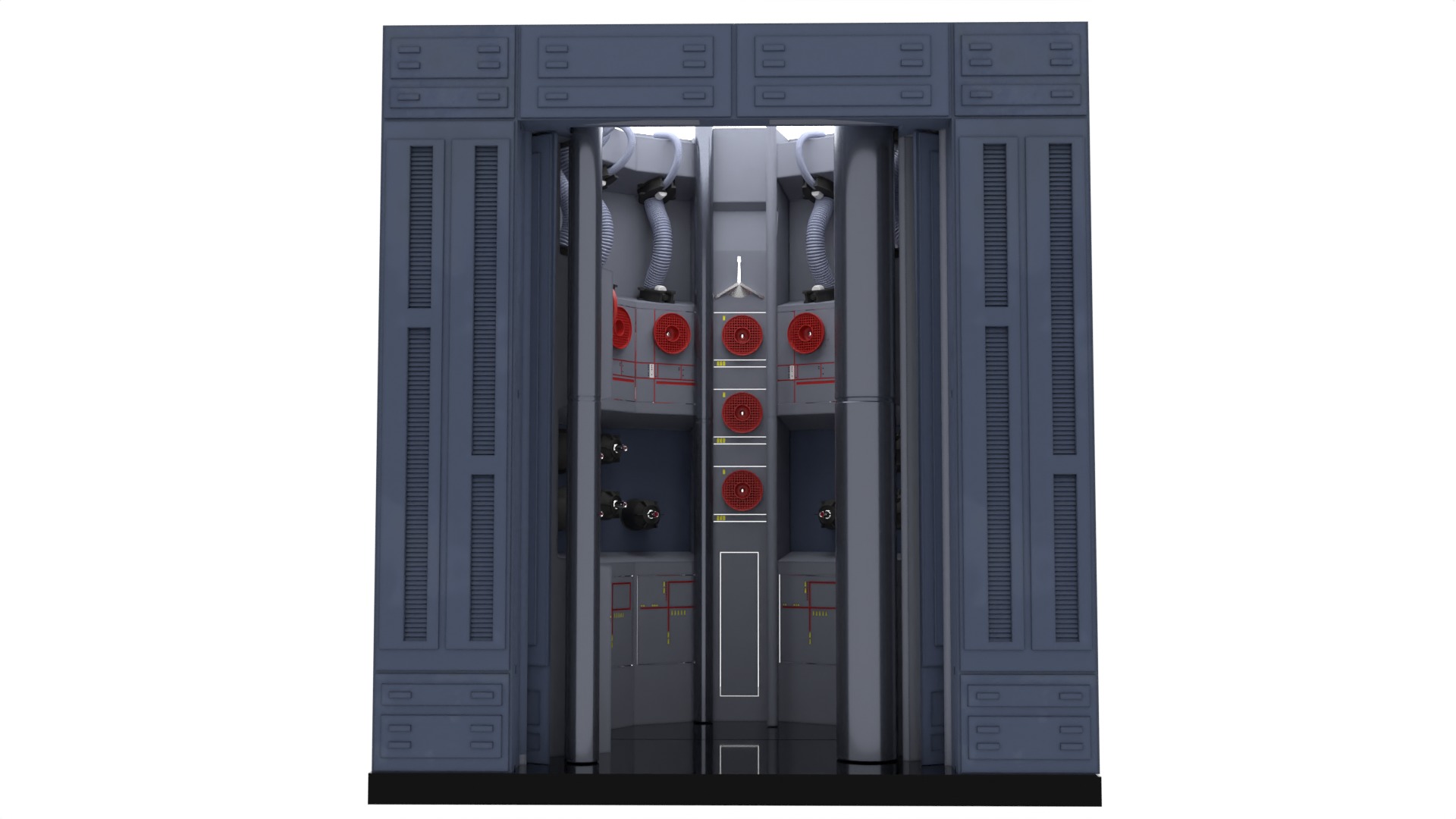 Set 3b - Supply Cabinet 1-6 scale Hottoys 3D print model_7