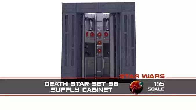 Set 3b - Supply Cabinet 1-6 scale Hottoys 3D print model