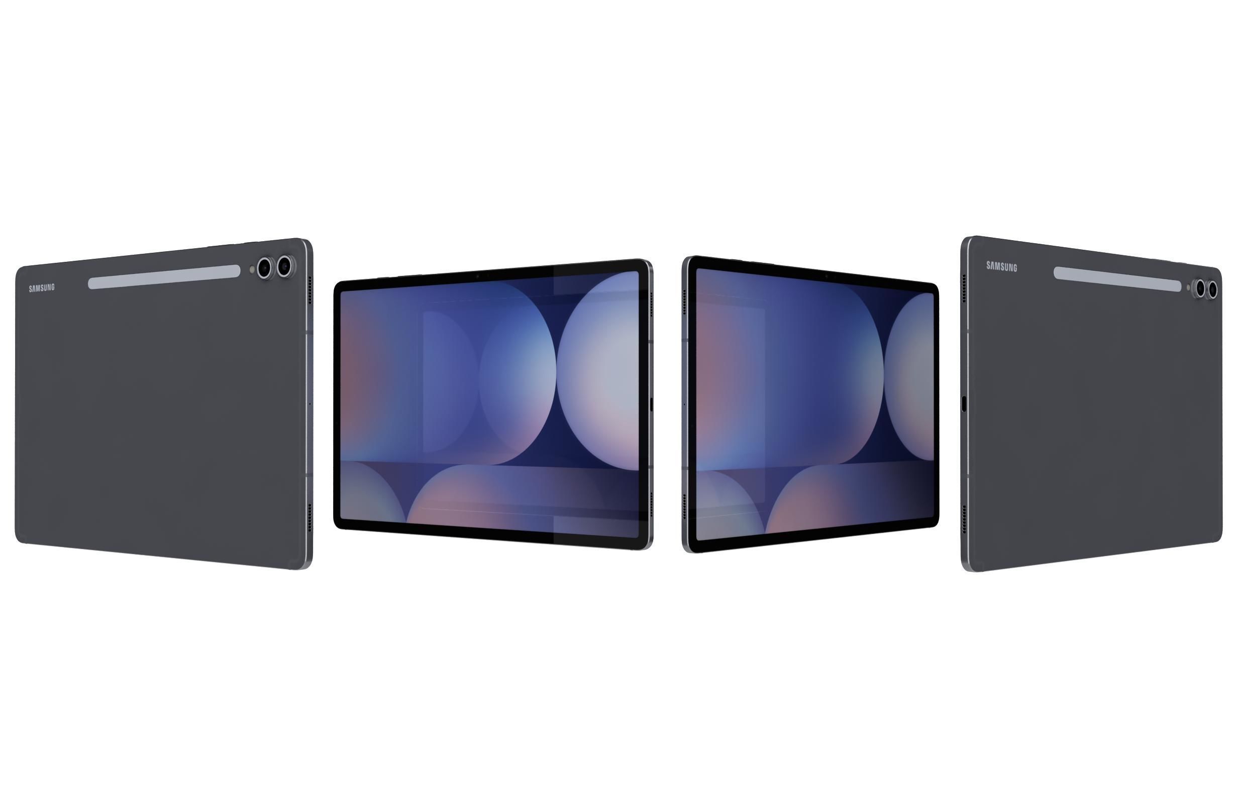 Samsung Galaxy Tab S10 Plus Moonstone Gray 3D model_3