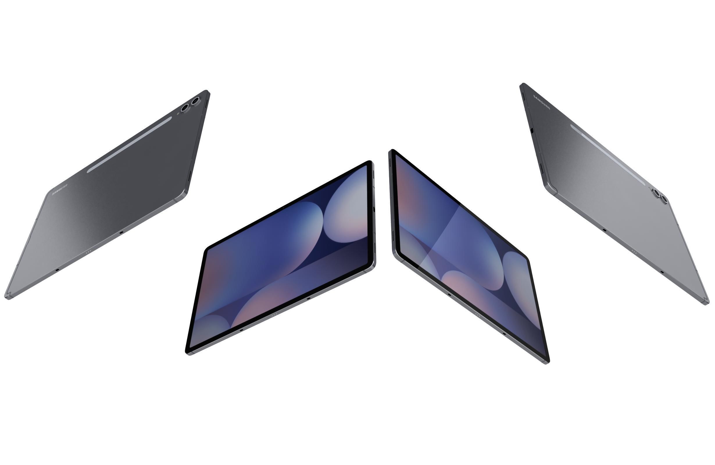 Samsung Galaxy Tab S10 Plus Moonstone Gray 3D model_4