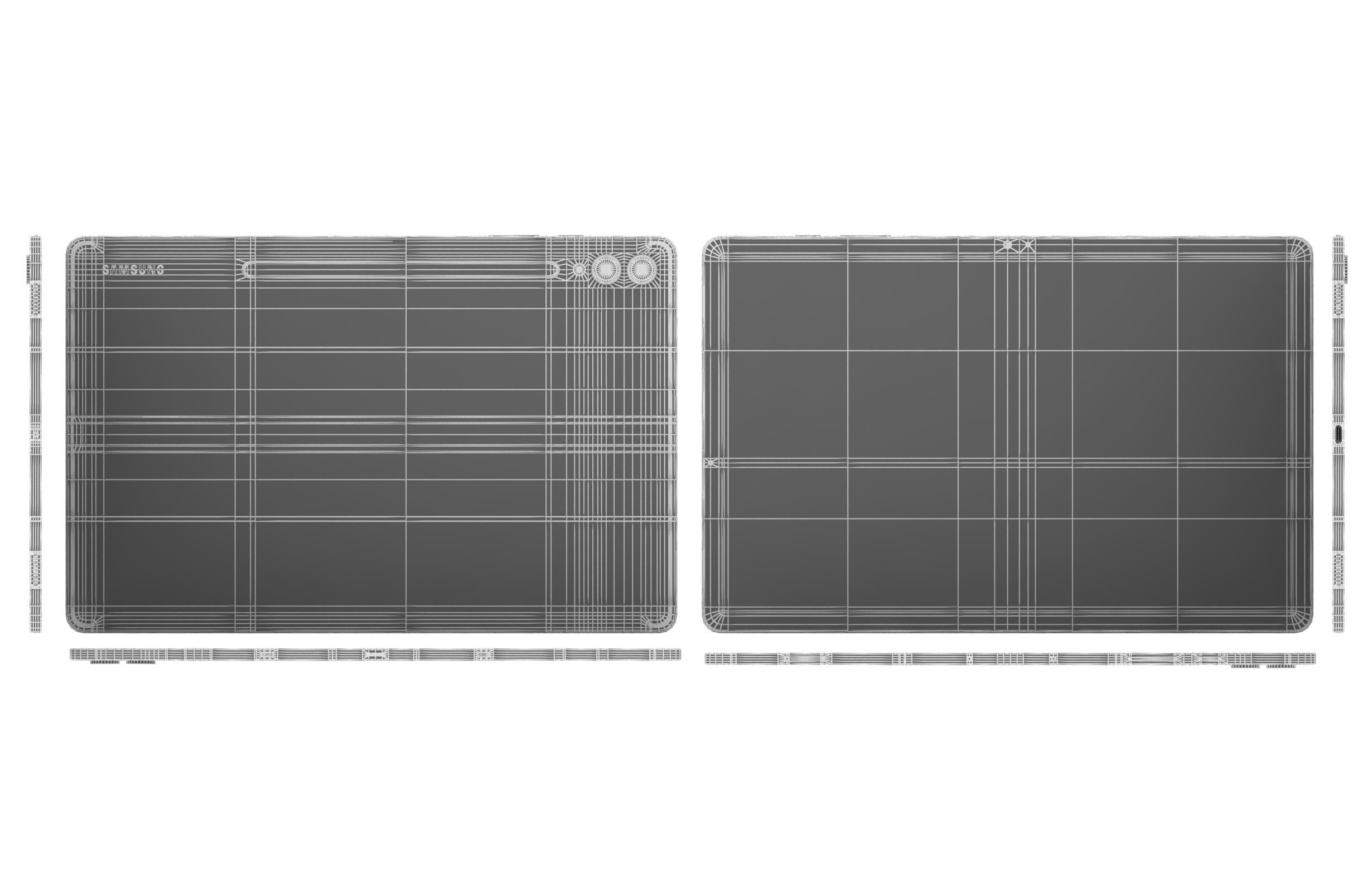 Samsung Galaxy Tab S10 Plus Platinum Silver 3D model_16