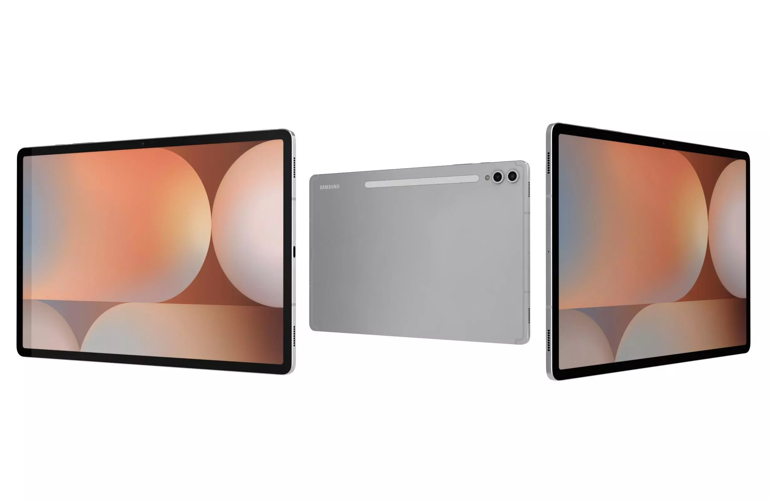 Samsung Galaxy Tab S10 Plus Platinum Silver 3D model_0