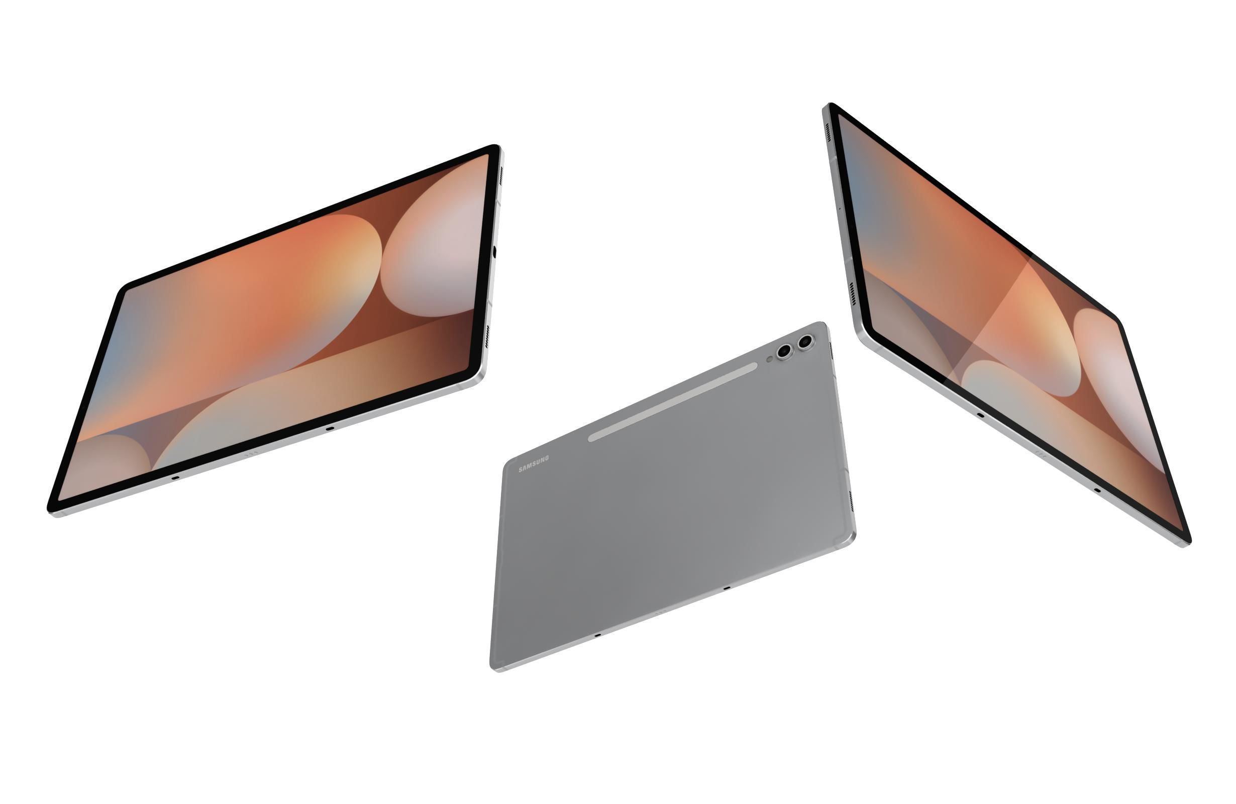 Samsung Galaxy Tab S10 Plus Platinum Silver 3D model_2