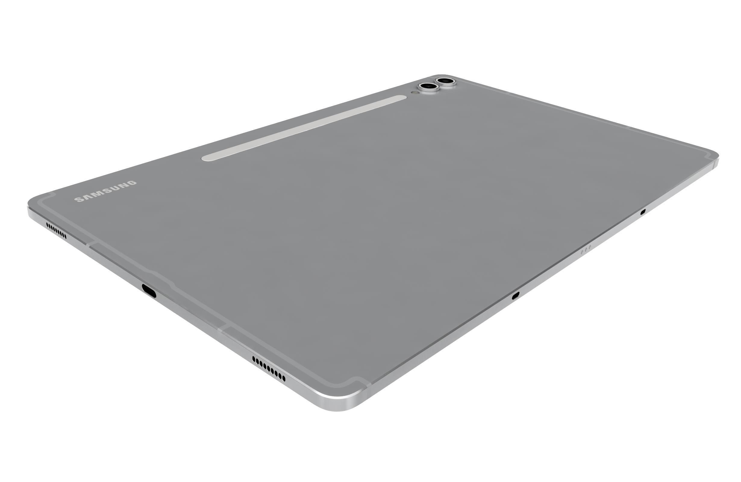 Samsung Galaxy Tab S10 Plus Platinum Silver 3D model_14