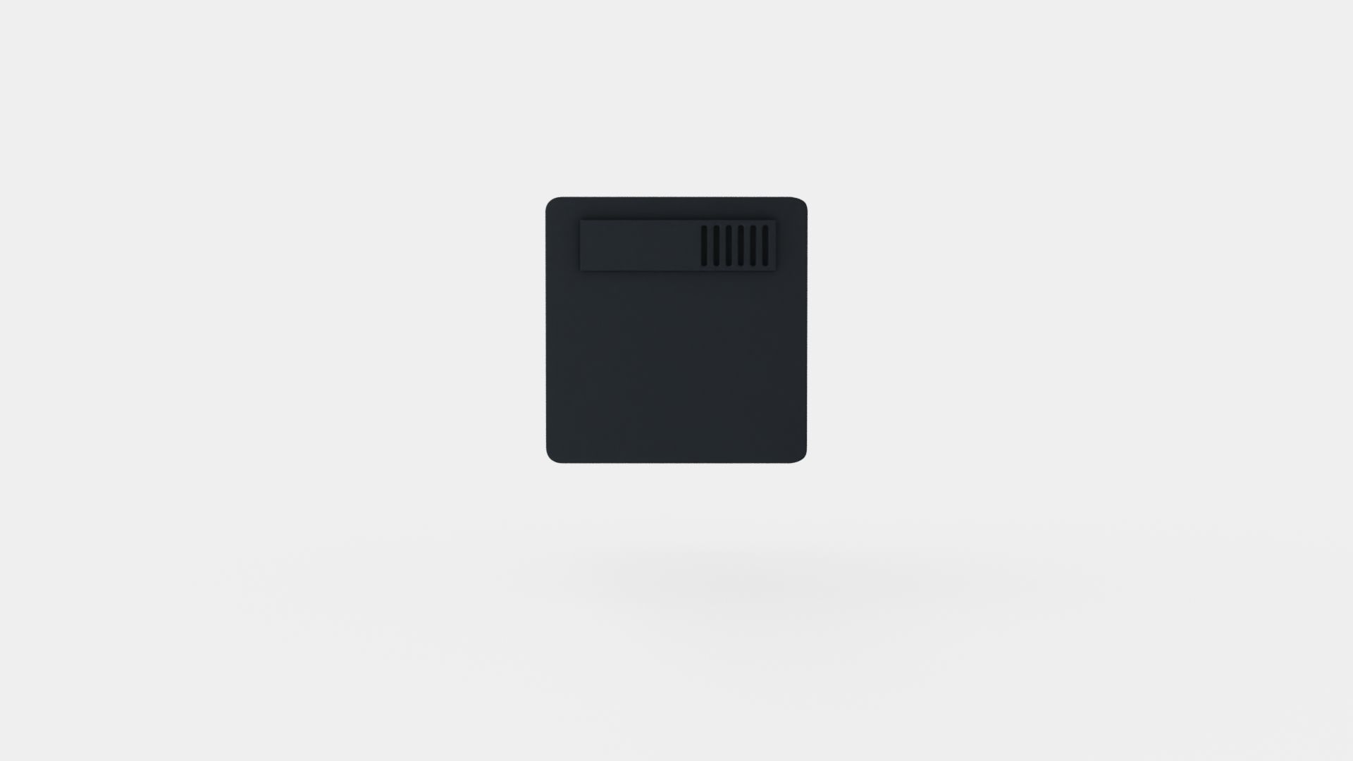 Telephone Booth Low-poly 3D model_5