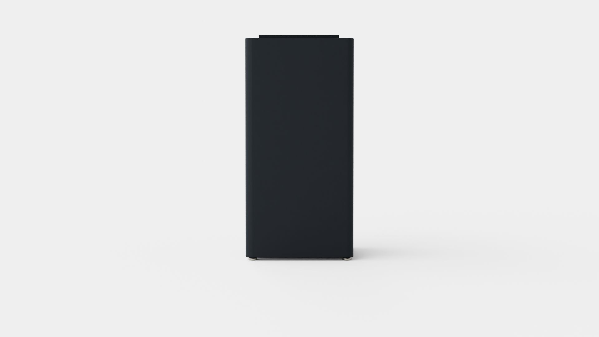 Telephone Booth Low-poly 3D model_4