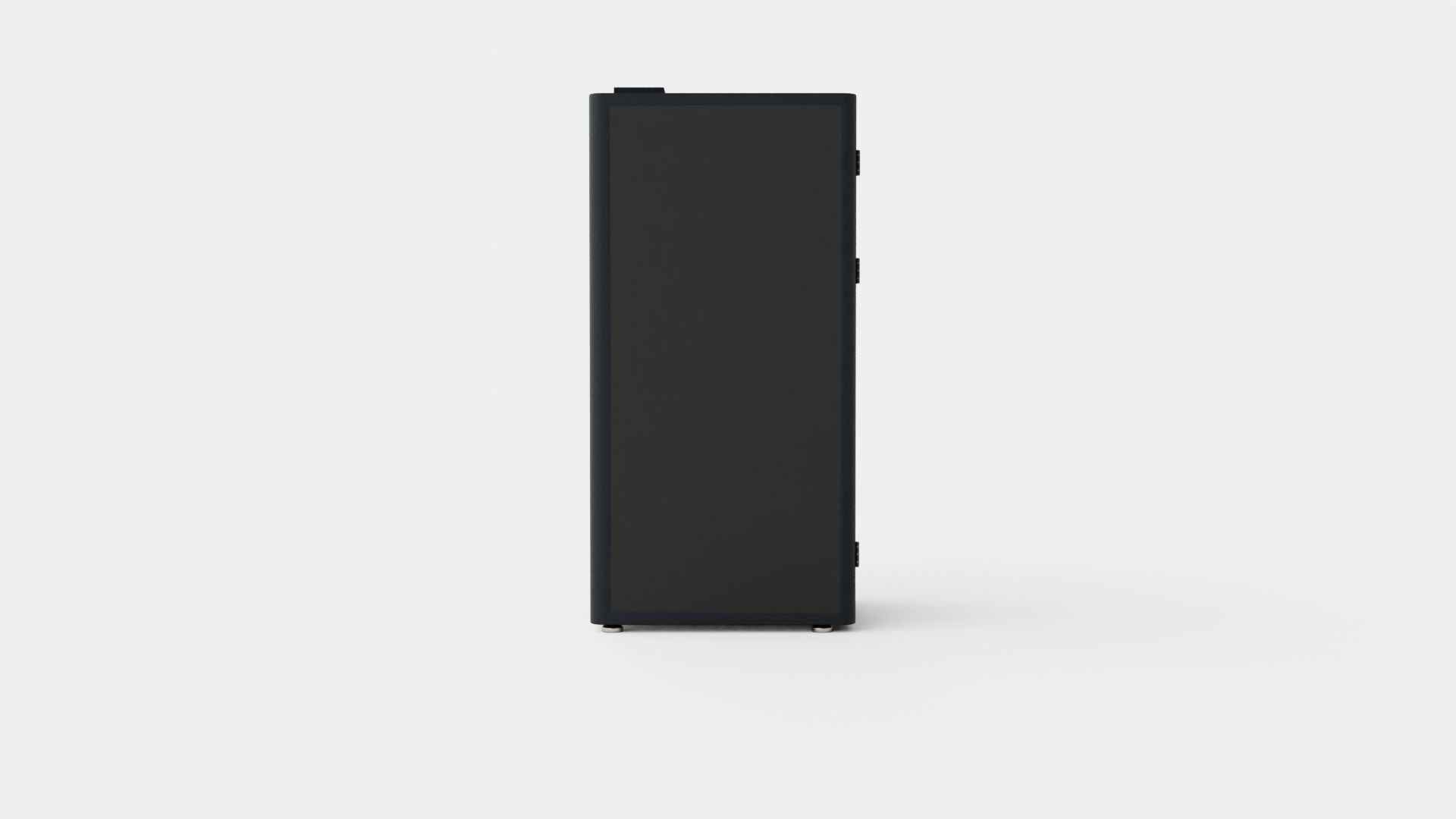 Telephone Booth Low-poly 3D model_2