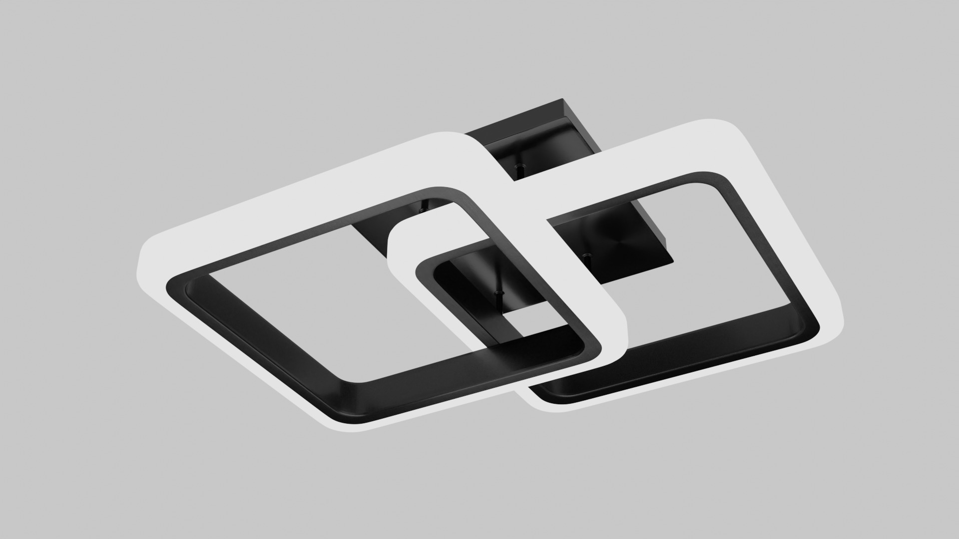 Lighting LED chandelier for the room and corridor 3D model_3