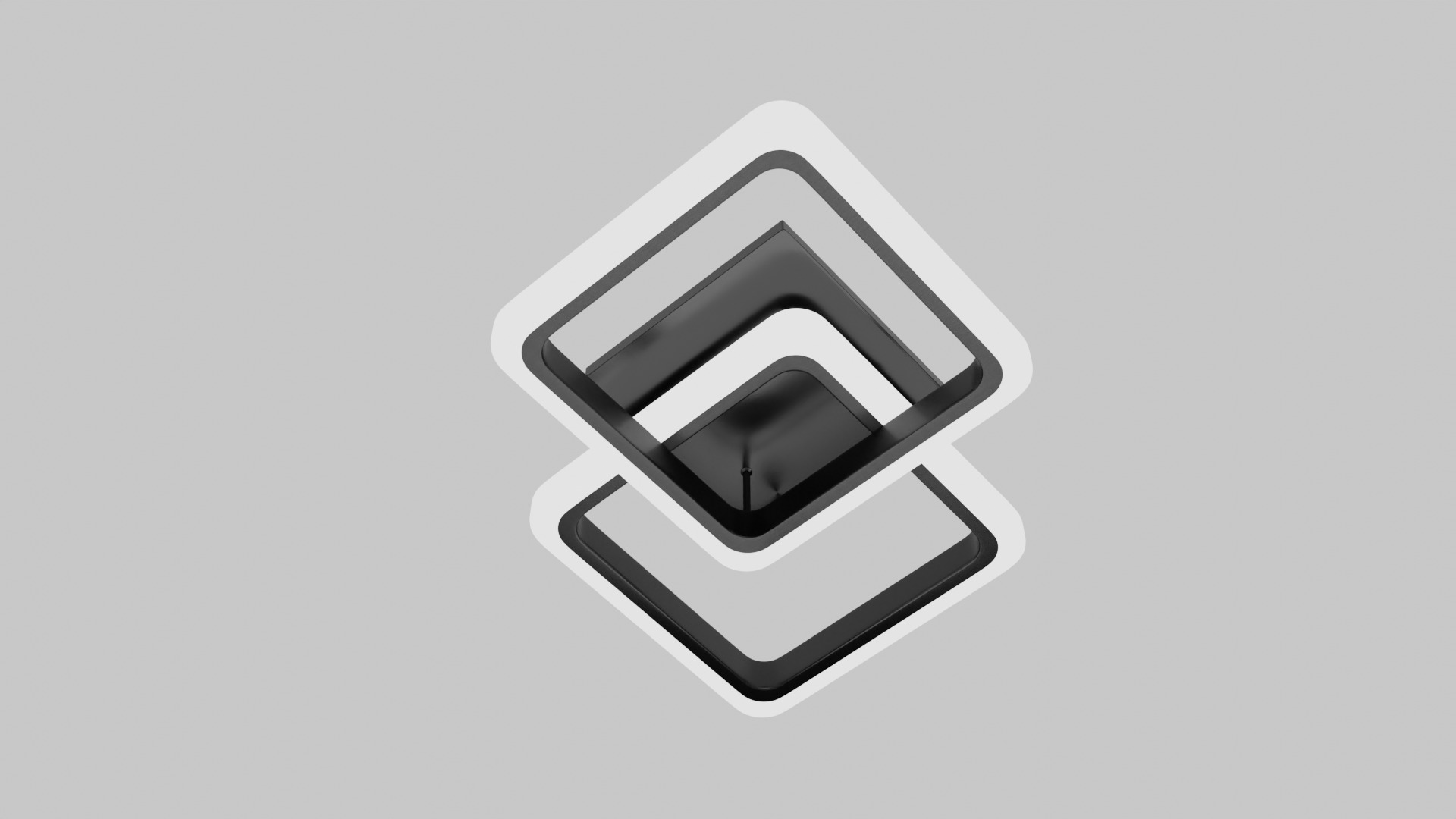 Lighting LED chandelier for the room and corridor 3D model_8