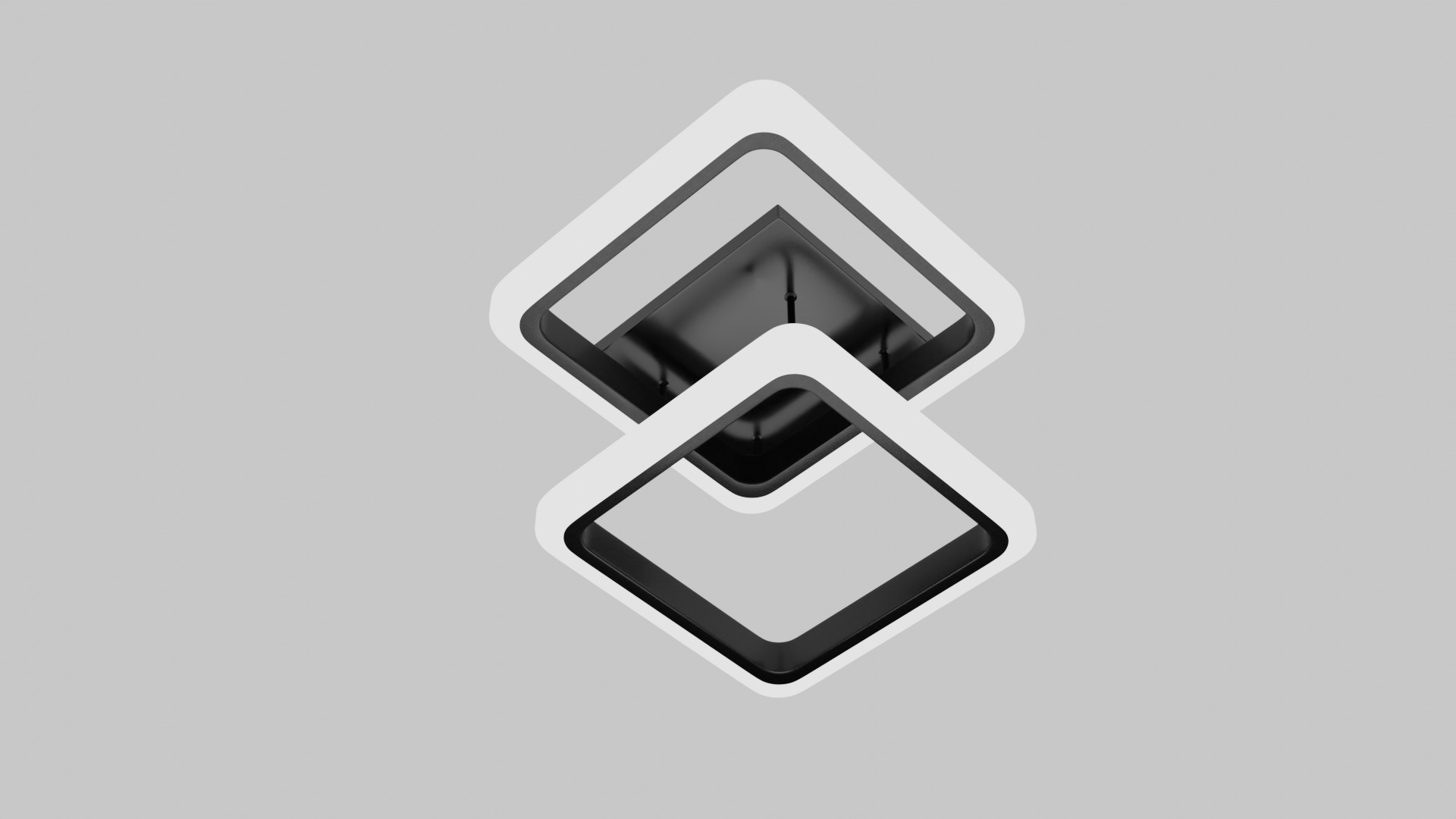 Lighting LED chandelier for the room and corridor 3D model_7