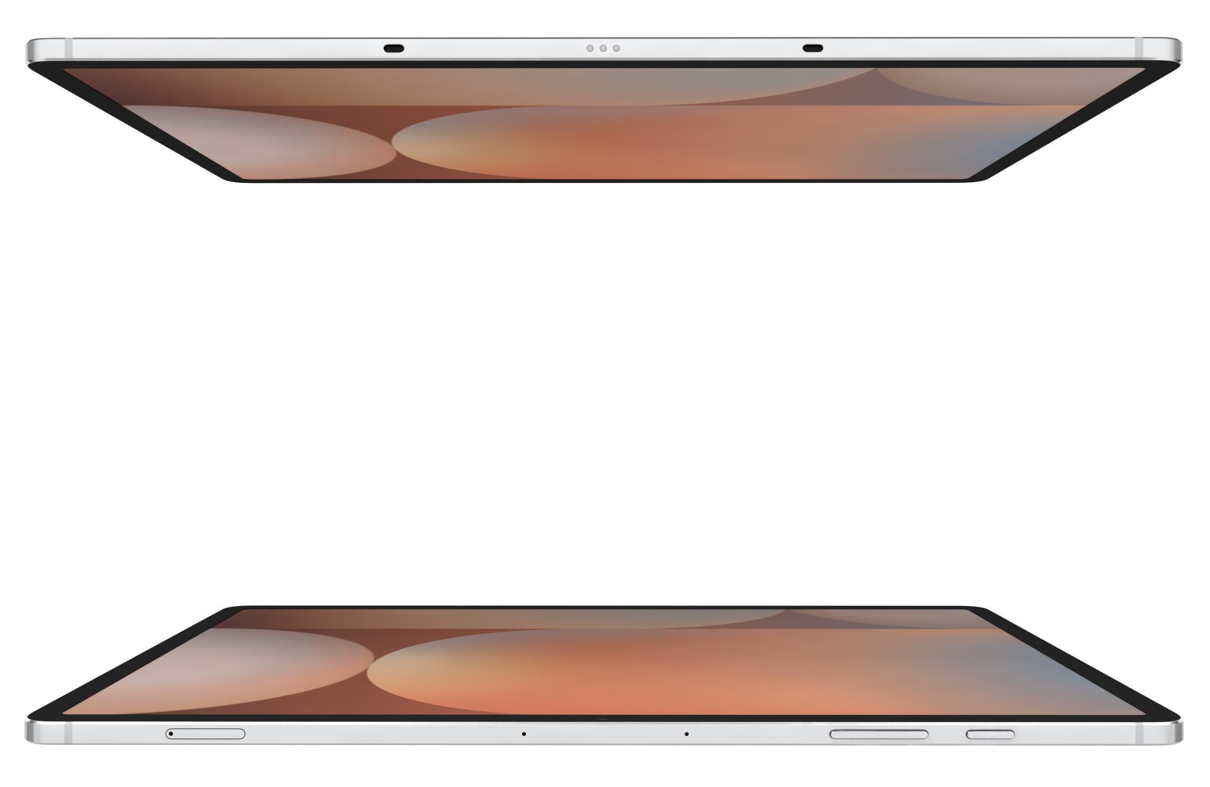 Samsung Galaxy Tab S10 Plus Moonstone Gray And Platinum Silver 3D model_20