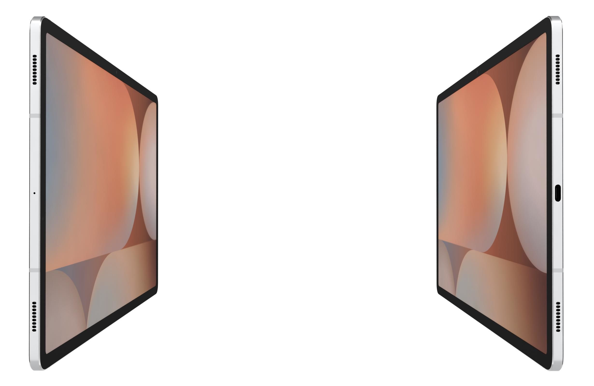 Samsung Galaxy Tab S10 Plus Moonstone Gray And Platinum Silver 3D model_19