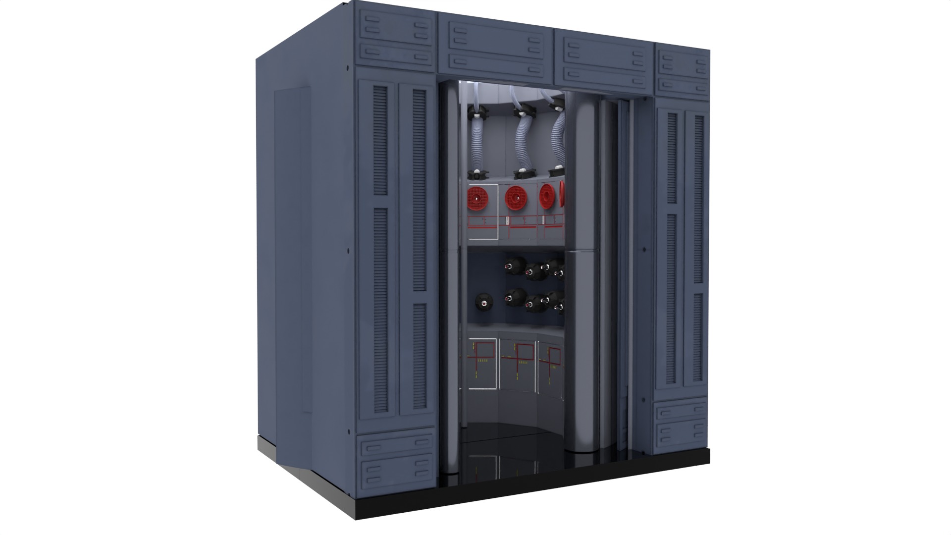 Set 3b - Supply Cabinet 1-12 scale Blackseries 3D print model_6