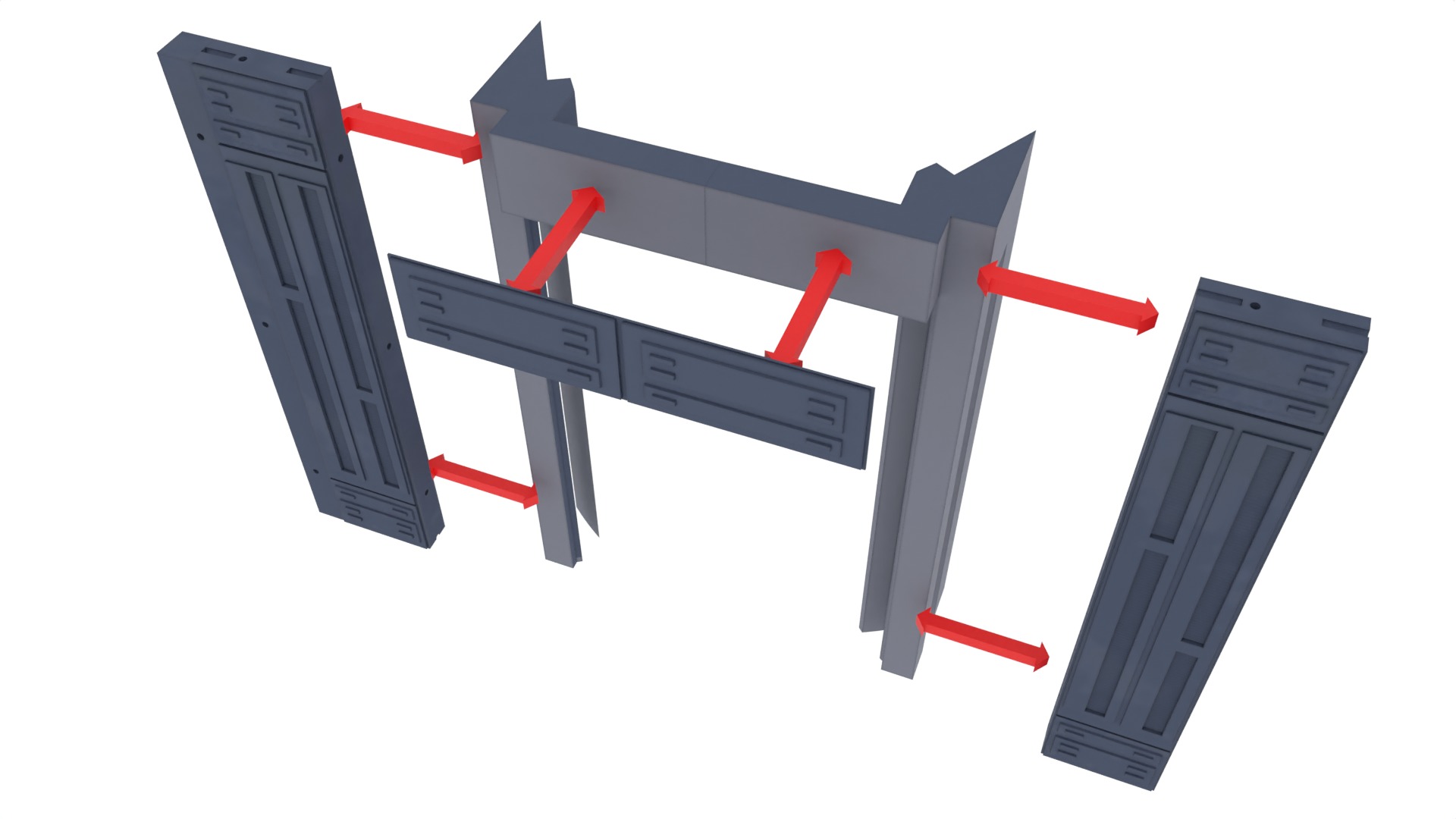 Set 3b - Supply Cabinet 1-12 scale Blackseries 3D print model_28