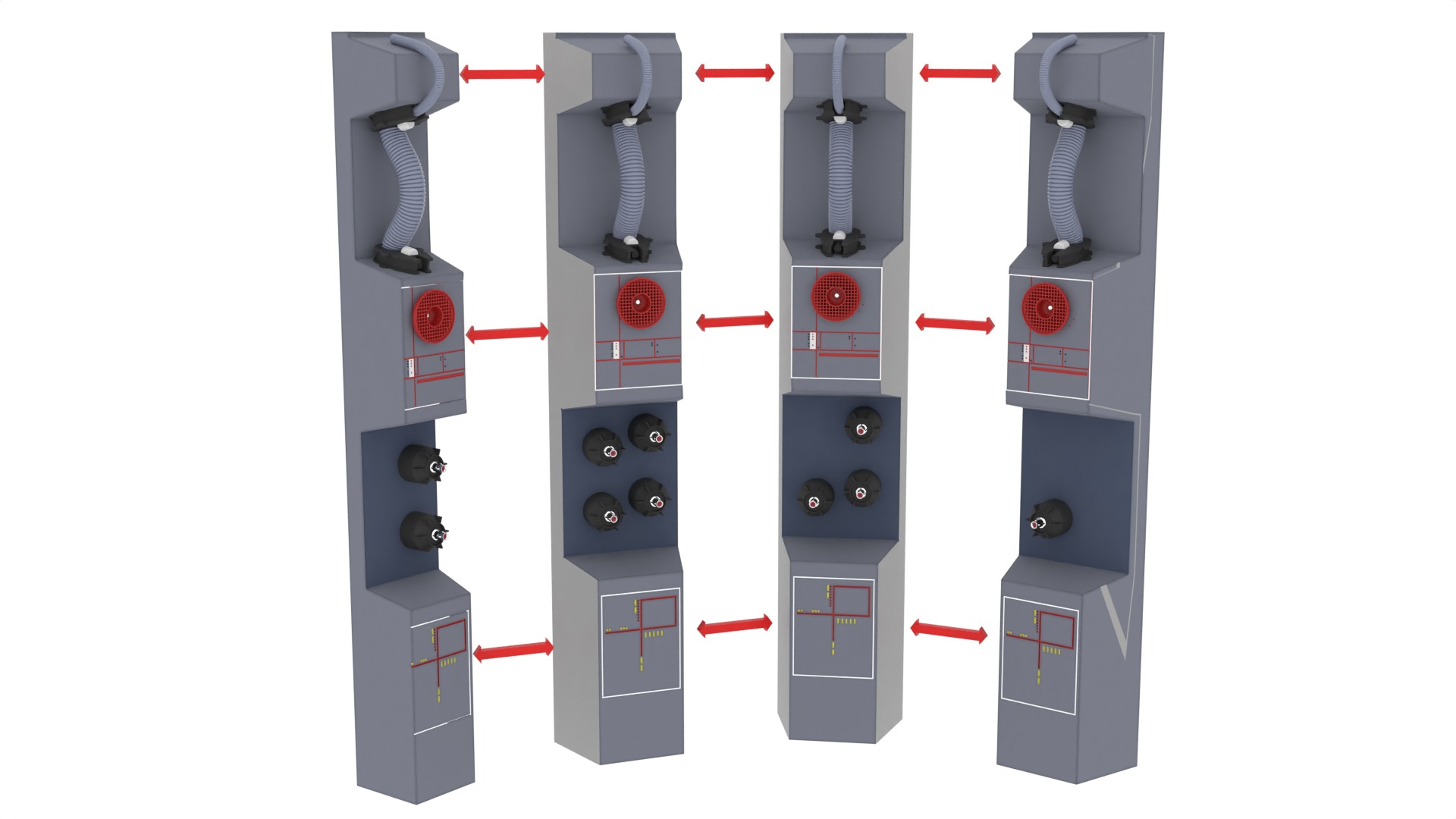 Set 3b - Supply Cabinet 1-12 scale Blackseries 3D print model_19