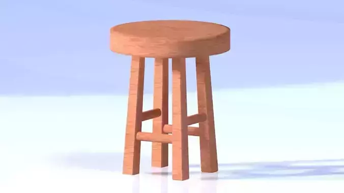 Wood Stool