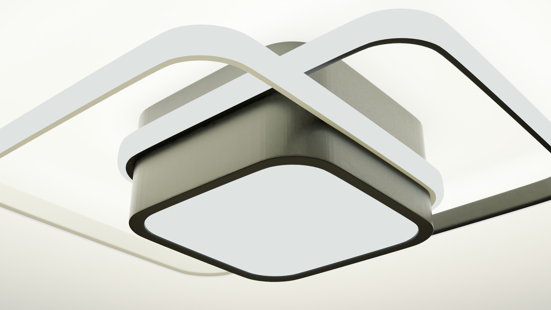 Lighting LED chandelier for the room and corridor 1 3D model_6