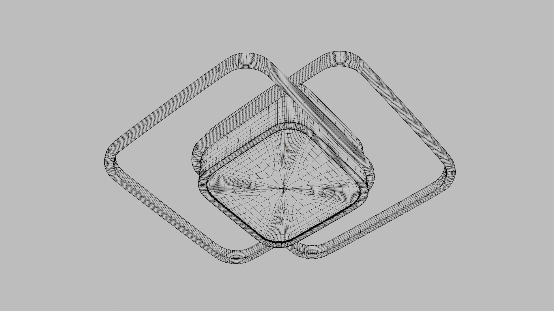 Lighting LED chandelier for the room and corridor 1 3D model_10