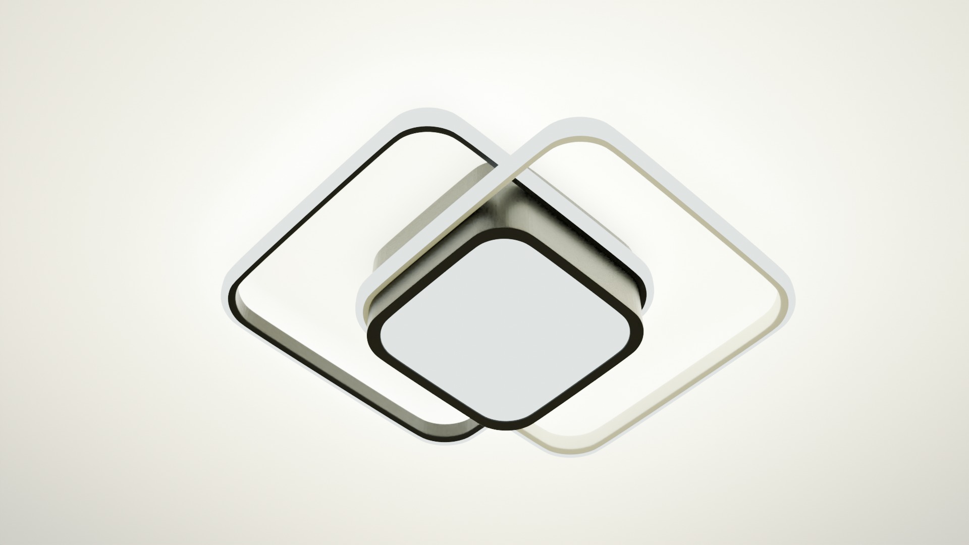 Lighting LED chandelier for the room and corridor 1 3D model_2