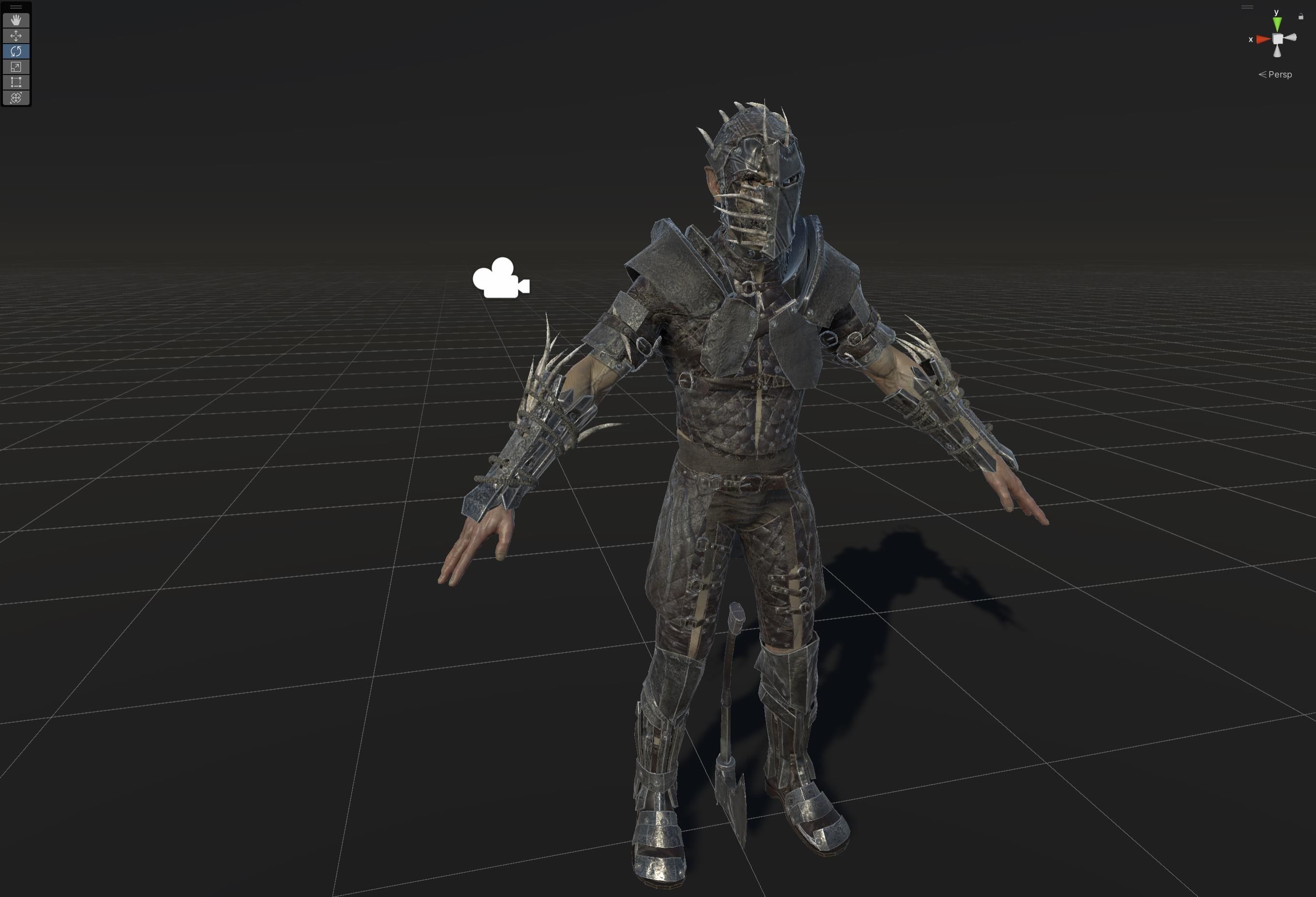 SkinnyOrc10 Low-poly 3D model_27