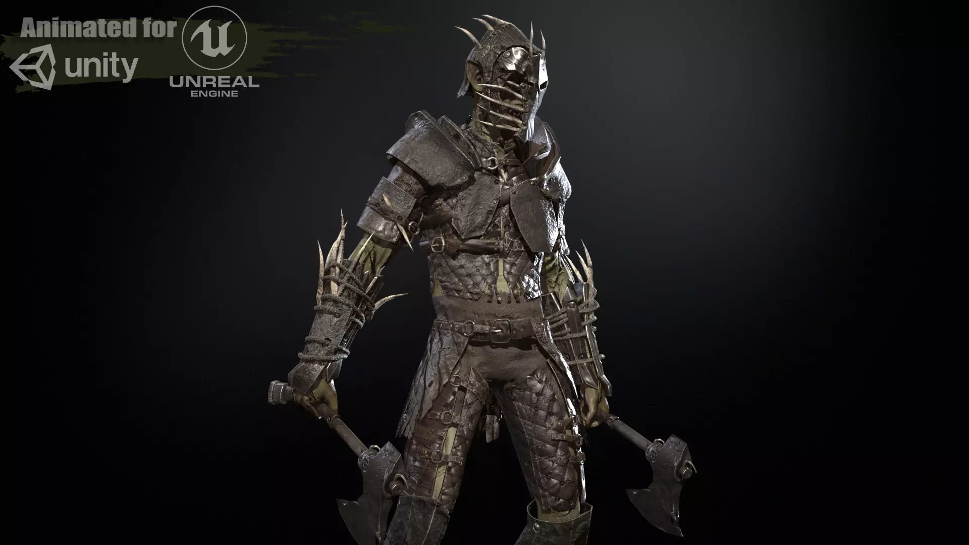 SkinnyOrc10 Low-poly 3D model_0